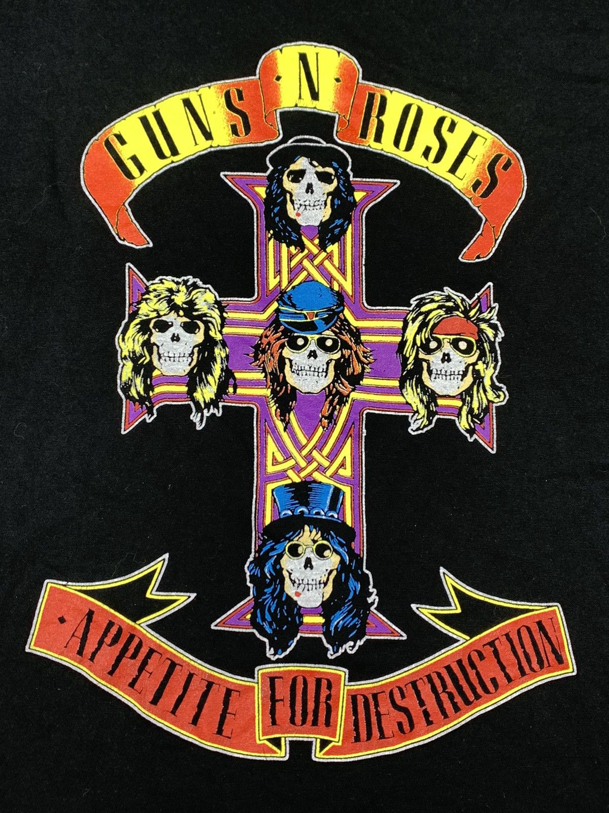 Band Tees × Vintage Vintage Guns n Roses band tee big logo streetwear size M Size US M / EU 48-50 / 2 - 2 Thumbnail