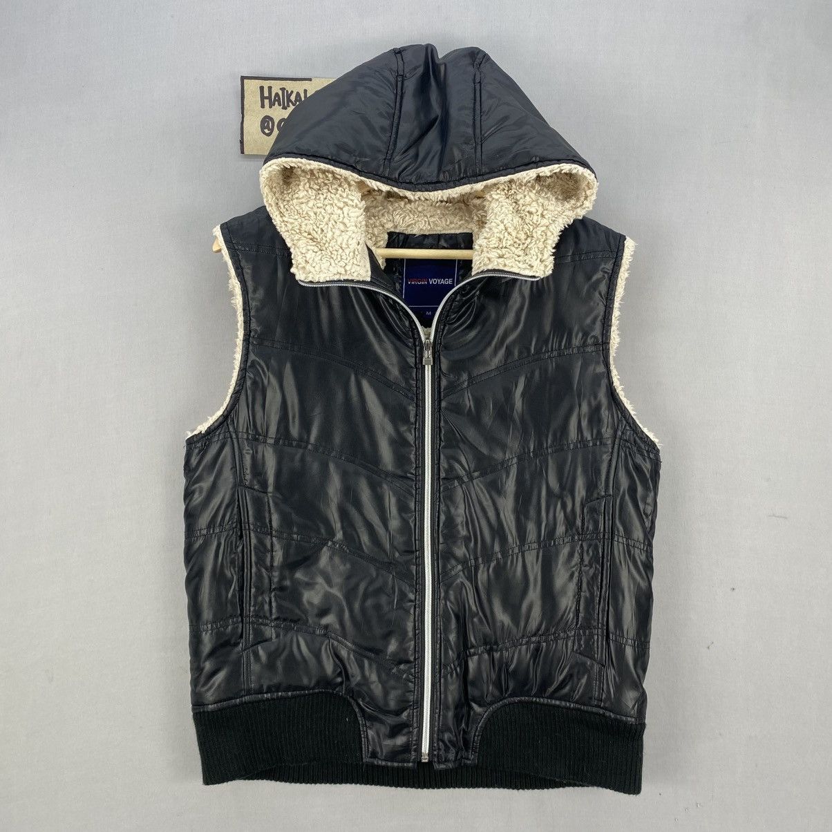 Japanese Brand Vintage 00s Virgin Voyage Puffer Vest Size US S / EU 44-46 / 1 - 1 Thumbnail