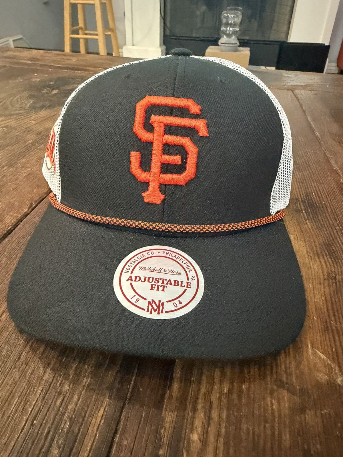 Mitchell & Ness Adjustable San Francisco Giants Trucker Hat Size ONE SIZE - 1 Thumbnail