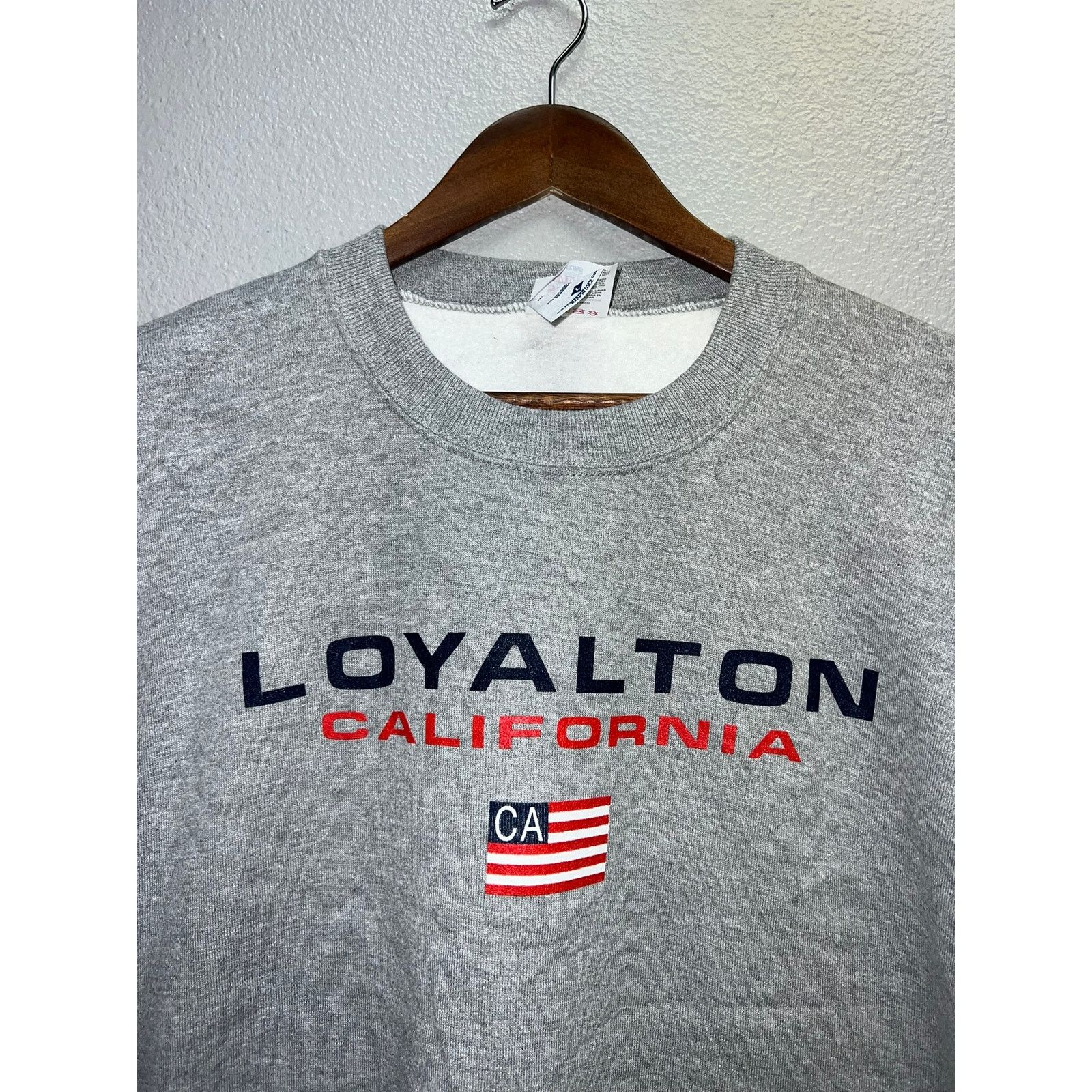Vintage Vintage Loyalton California Sweatshirt Crewneck Jerzees 90s Size US L / EU 52-54 / 3 - 2 Thumbnail