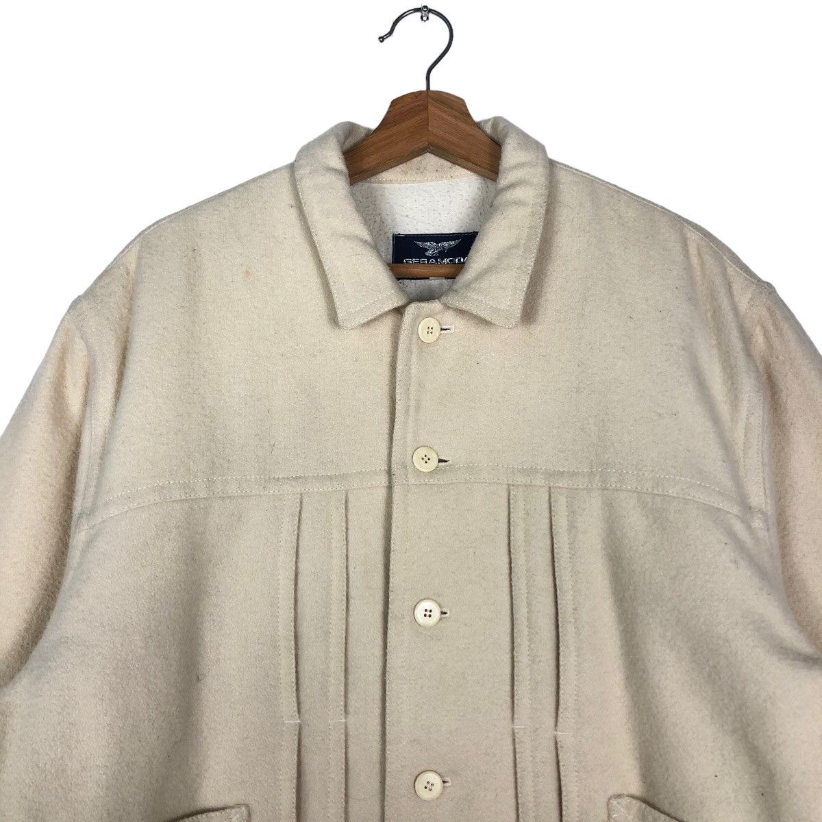 Vintage 🔥90’s Vintage Wool Bomber Jacket Bondage Geramoda Japan Size US M / EU 48-50 / 2 - 3 Thumbnail