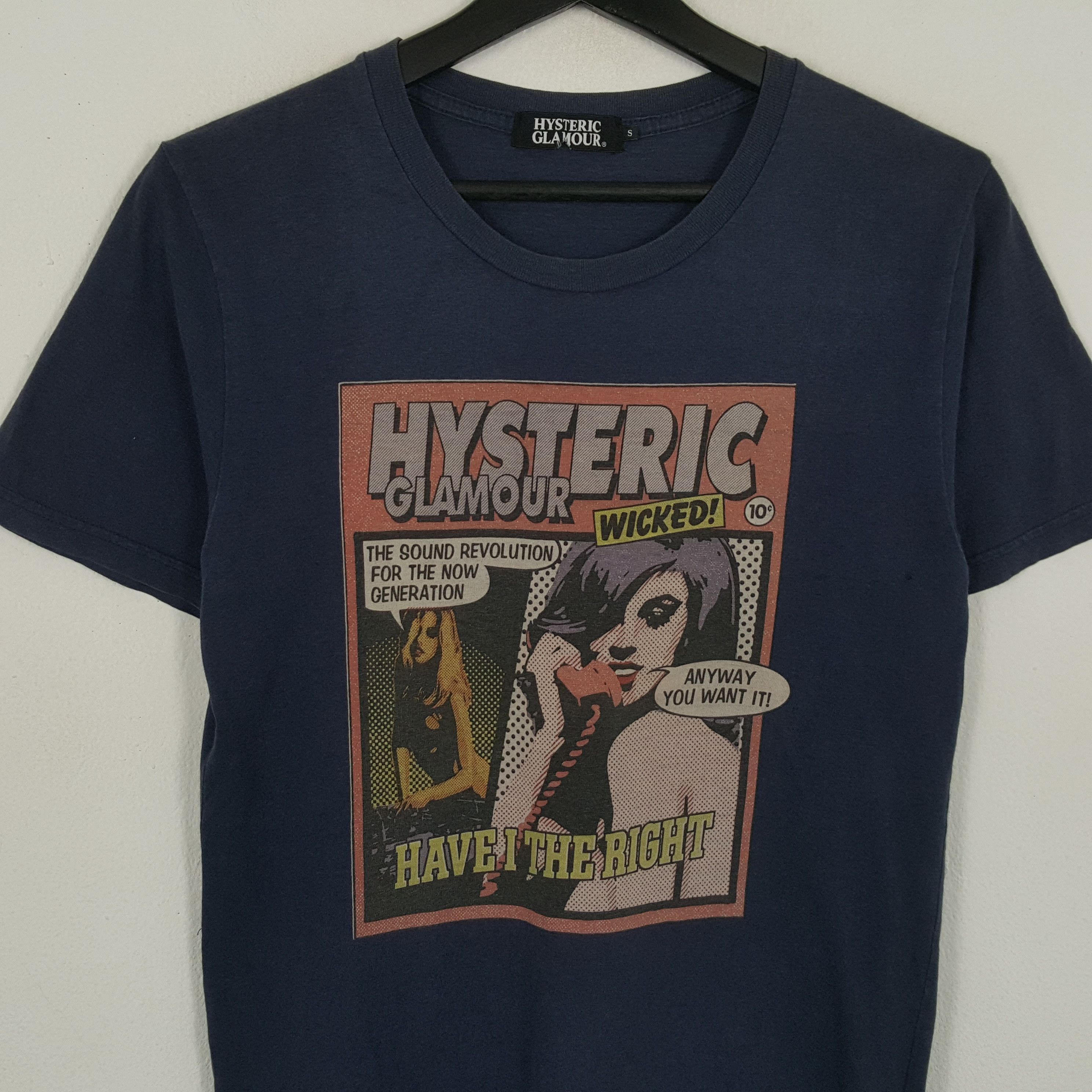 Hysteric Glamour HYSTERIC GLAMOUR Japanese Brand Streetwear Style Tshirt Size US S / EU 44-46 / 1 - 2 Thumbnail
