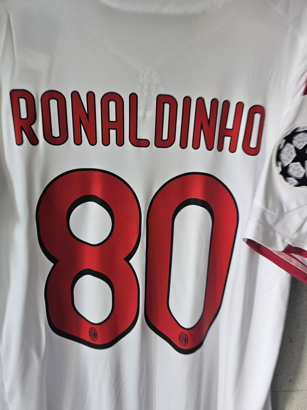 Other Ronaldinho Jersey 2008 2009 AC Milan #80 Size US XL / EU 56 / 4 - 5 Thumbnail