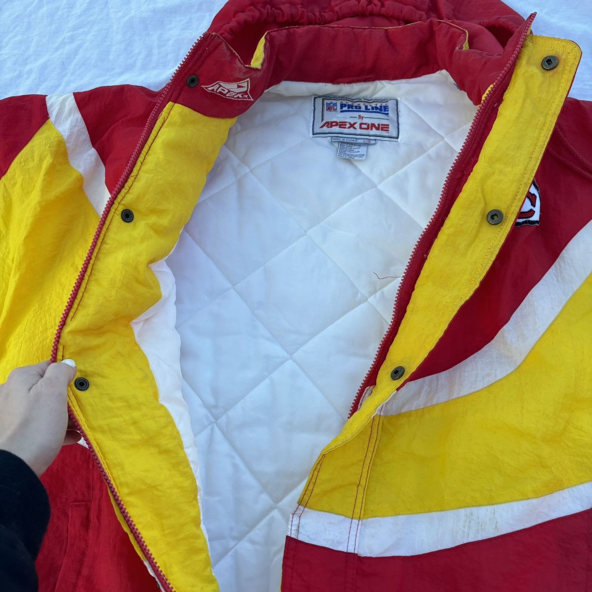 Pro Line Vintage Kansas City Chiefs Coat Size US L / EU 52-54 / 3 - 8 Thumbnail