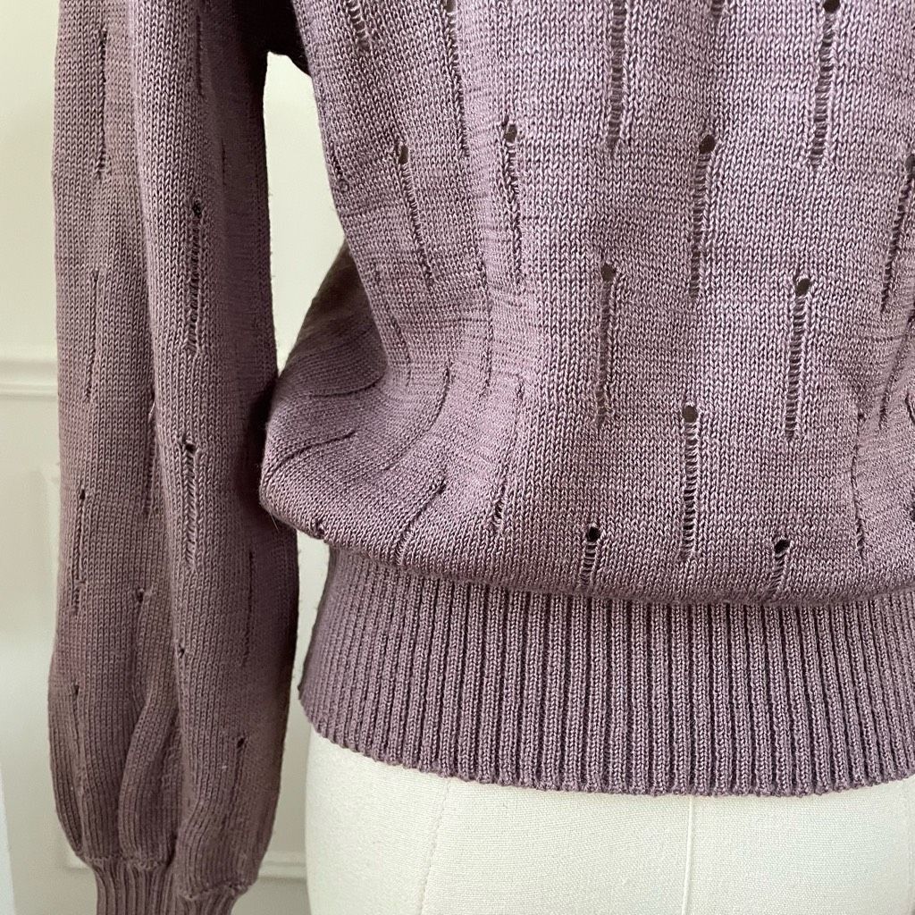 Vintage Vintage 70s Foxmoor Mauve Purple Sweater XS Size XS / US 0-2 / IT 36-38 - 6 Thumbnail