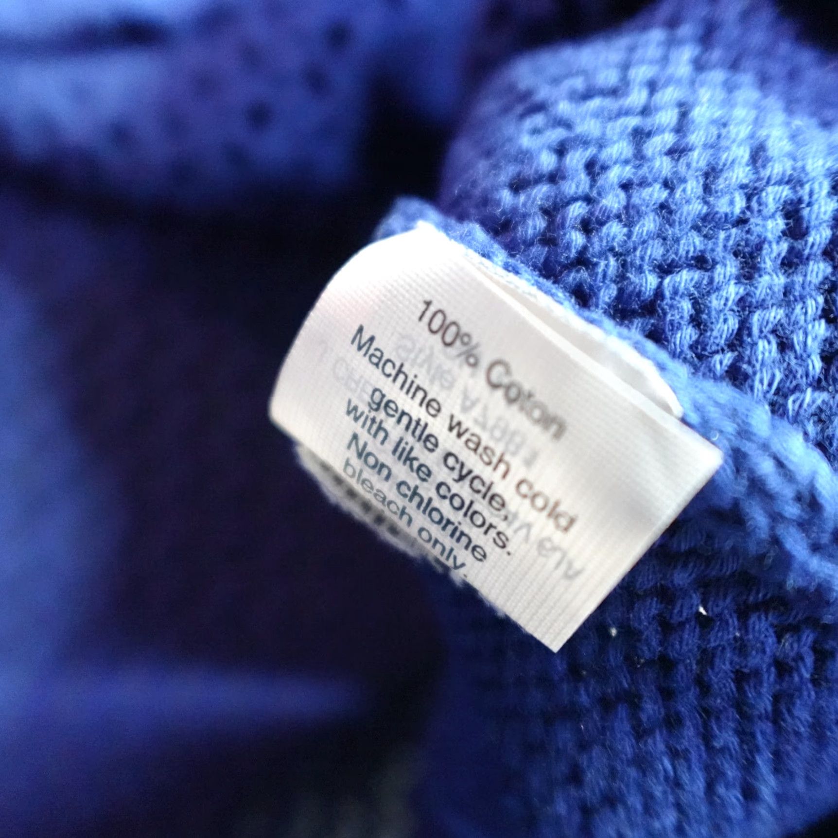 J.Crew J.CREW Sweater Womens Crew Neck 3/4 Sleeve Small Blue Open Chunky Knit Pullover A7981 Size S / US 4 / IT 40 - 5 Thumbnail