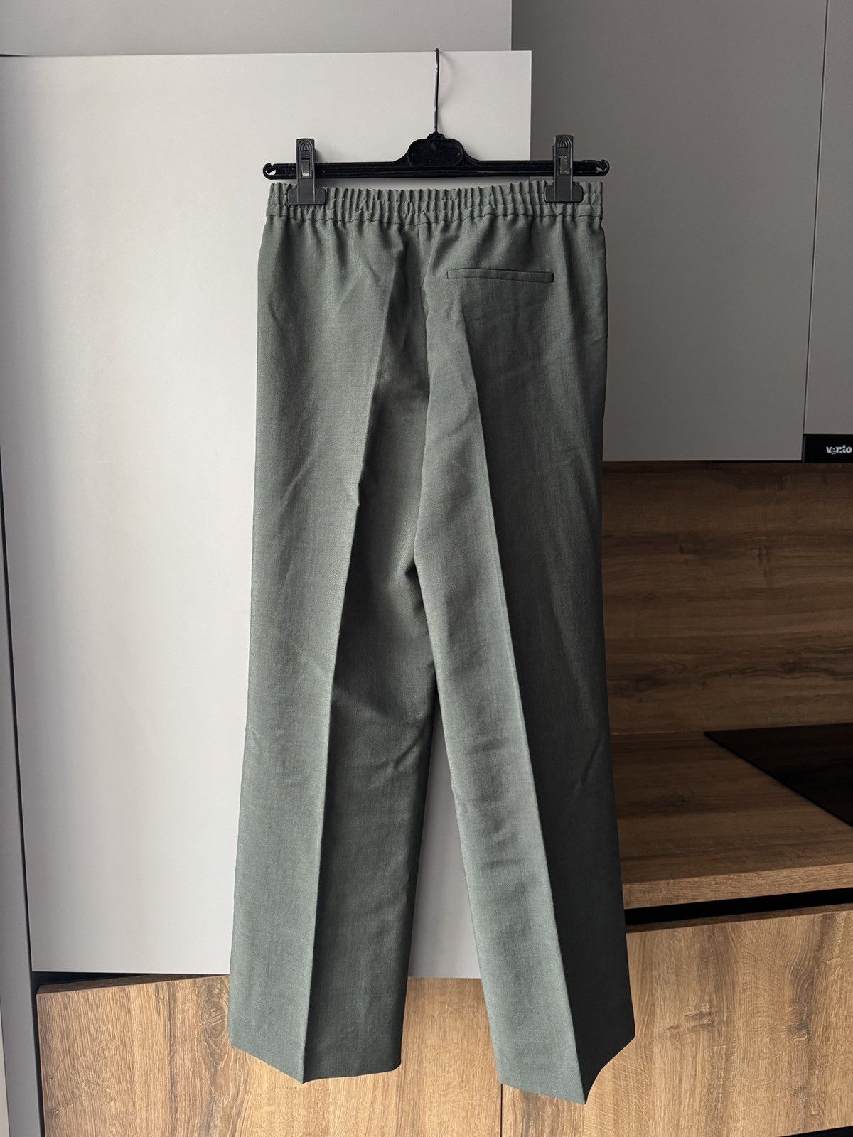 Acne Studios Acne Studios Wool Blend Khaki Detailed Drawstring Pants Size 25" / US 0 / IT 36 - 4 Thumbnail
