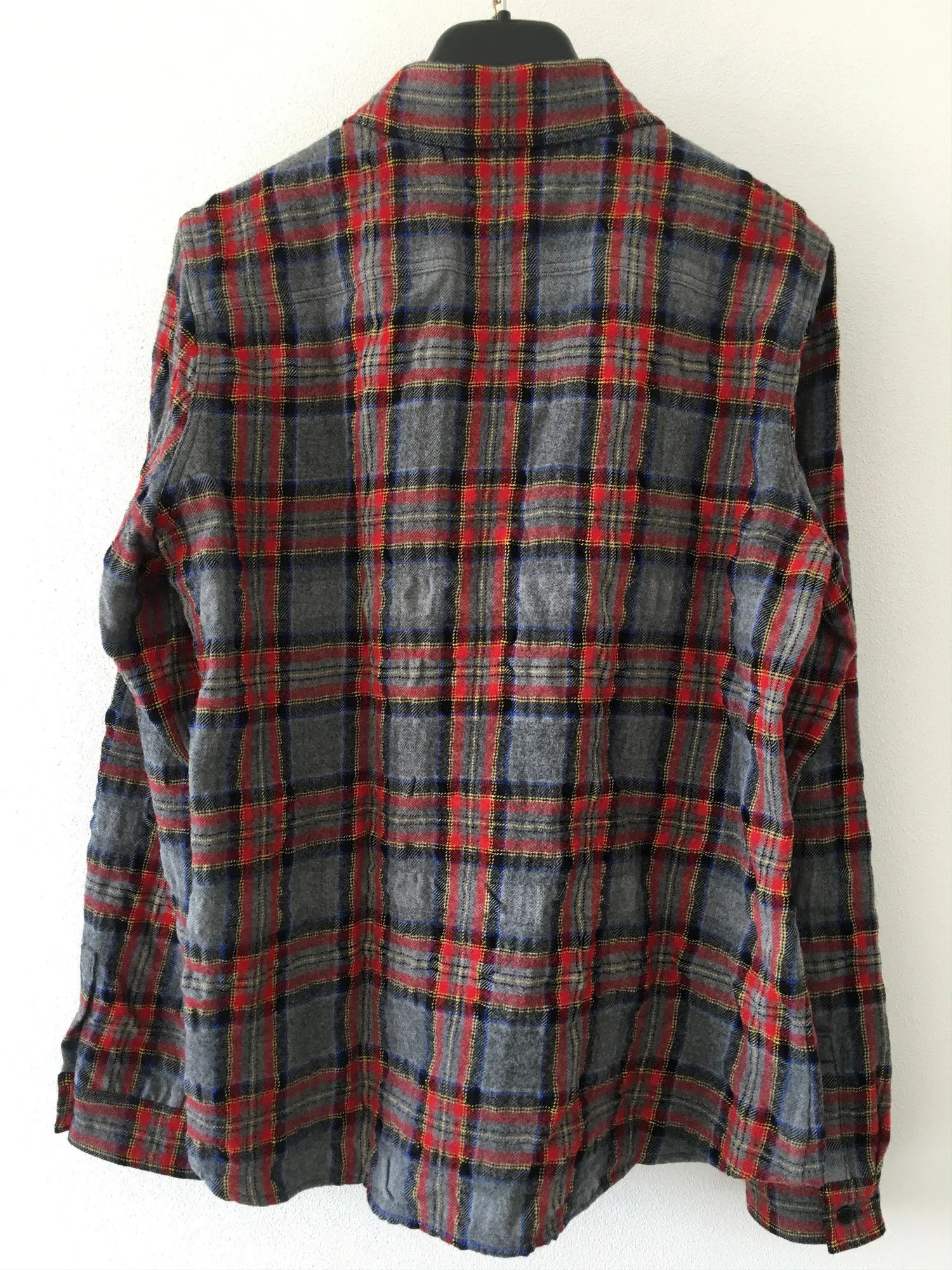 Saint Laurent Paris FW'21 Shirt Wool Flannel Size US L / EU 52-54 / 3 - 2 Thumbnail