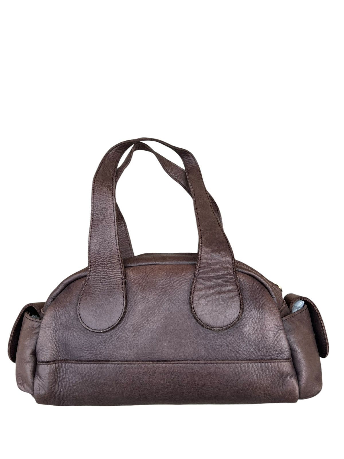 Leather Selvedge Japan Patina Real Leather Cargo Bag Size ONE SIZE - 9 Thumbnail