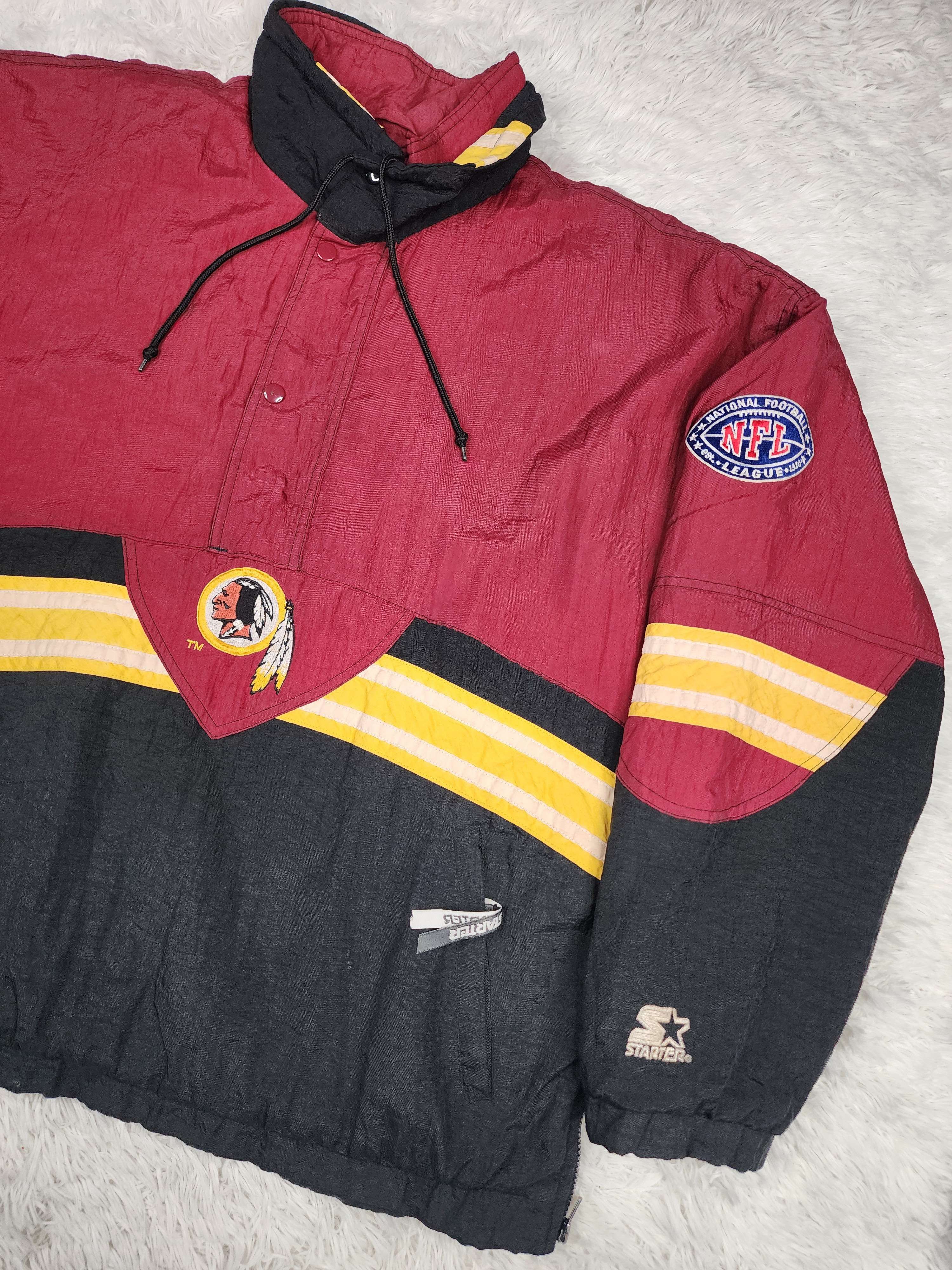NFL Vintage Starter NFL Washington Redskins windbreaker jacket Size US XL / EU 56 / 4 - 2 Thumbnail