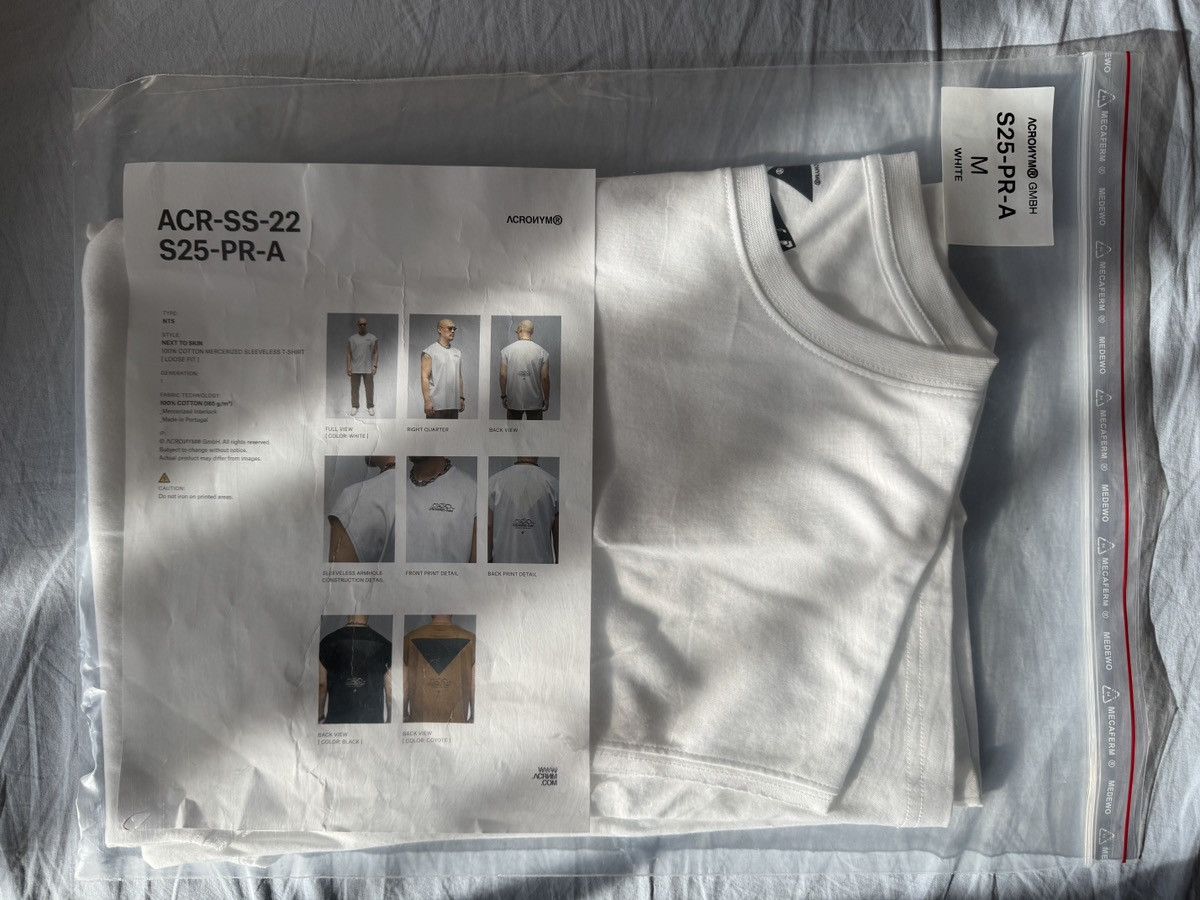 Acronym 🔥🔥 Acronym White Tank Top Size US M / EU 48-50 / 2 - 11 Thumbnail