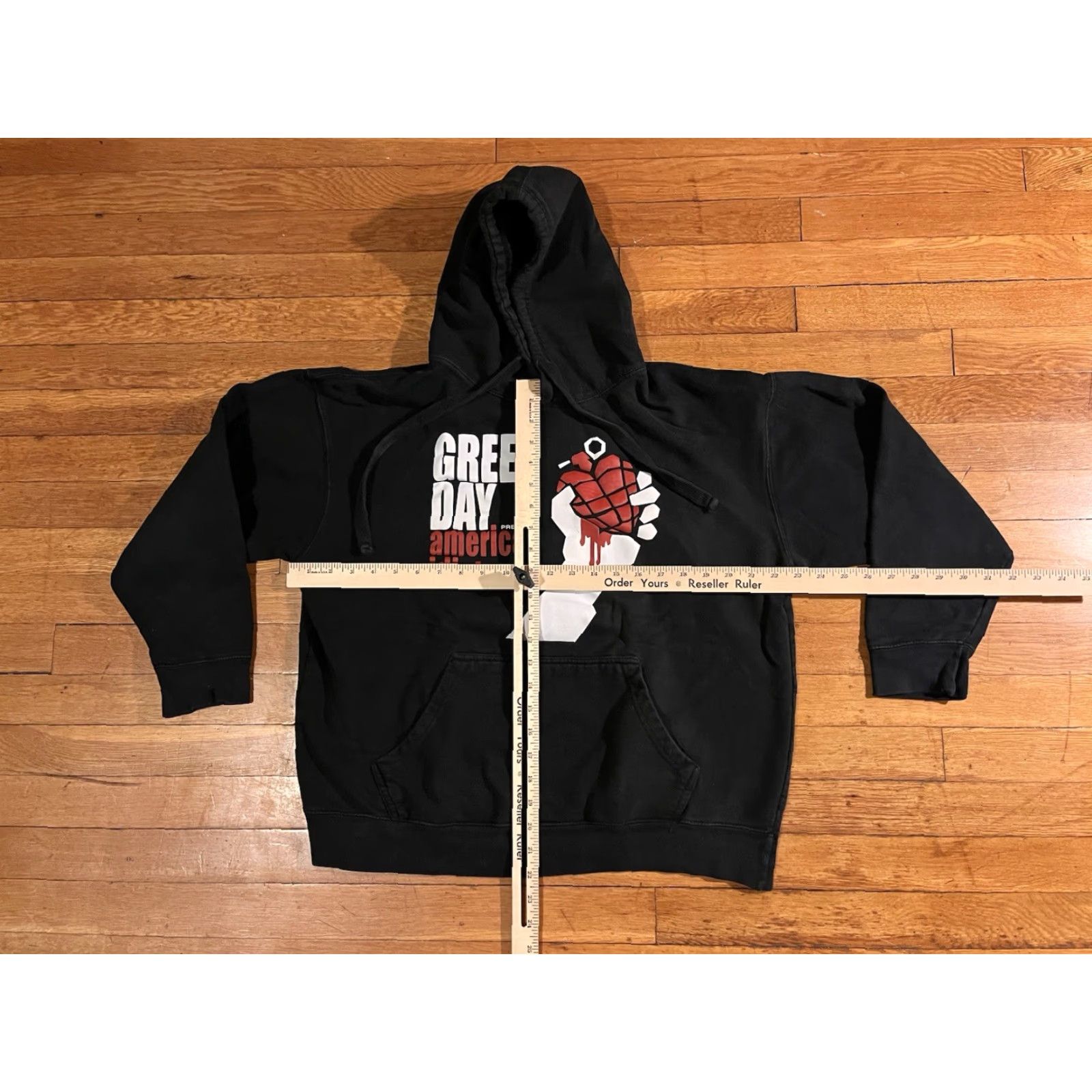 Vintage VINTAGE Green Day American Idiot Hoodie Men’s Large Black Y2K Size US L / EU 52-54 / 3 - 7 Thumbnail