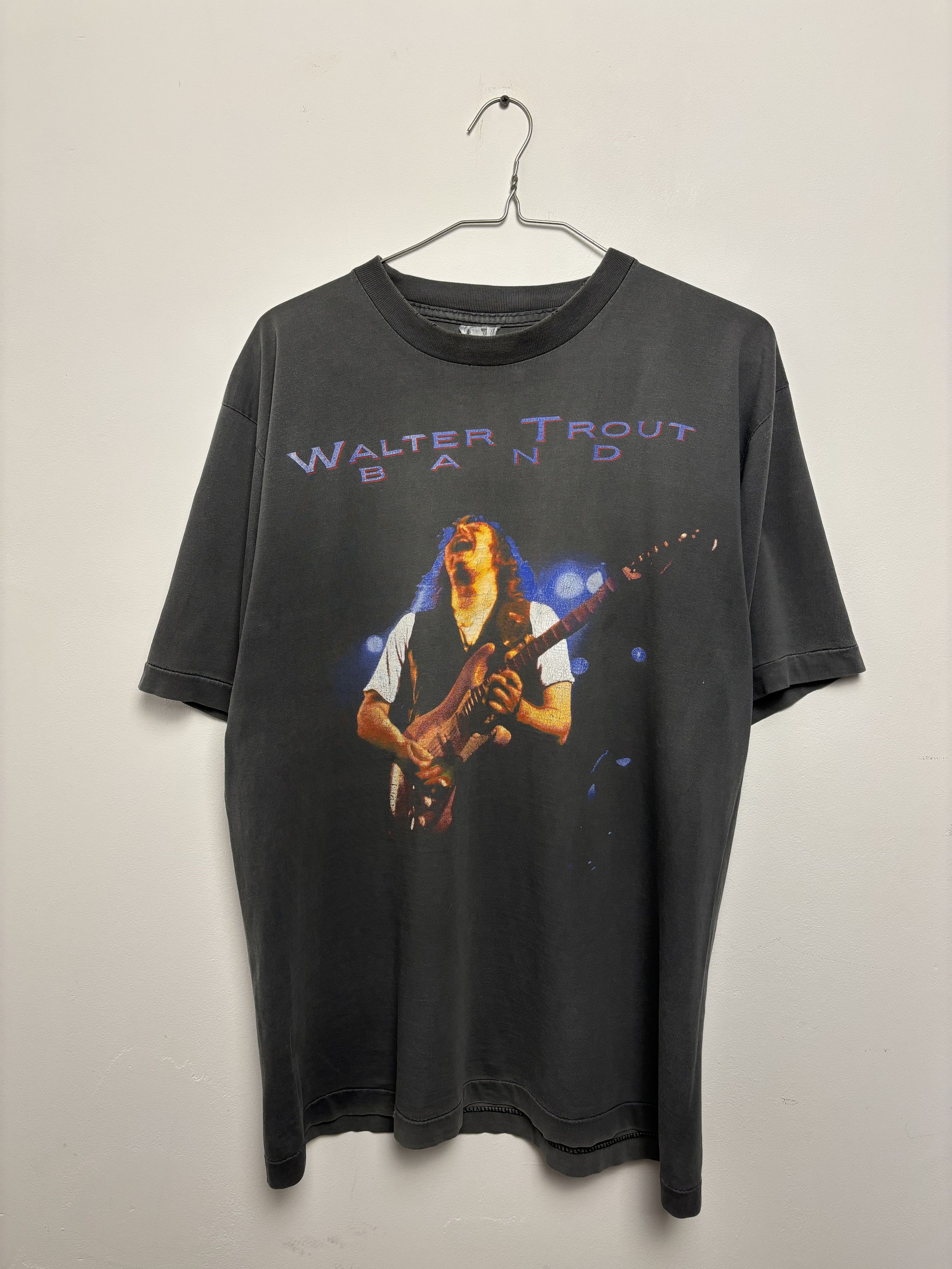 Band Tees Vintage 1994 Walter Trout Band Tour Faded Tee Size US XL / EU 56 / 4 - 1 Thumbnail