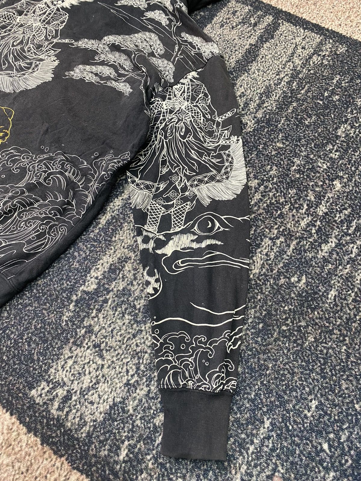 If Six Was Nine Rare! Japanese Warriors samurai Hoodies Size US M / EU 48-50 / 2 - 6 Thumbnail