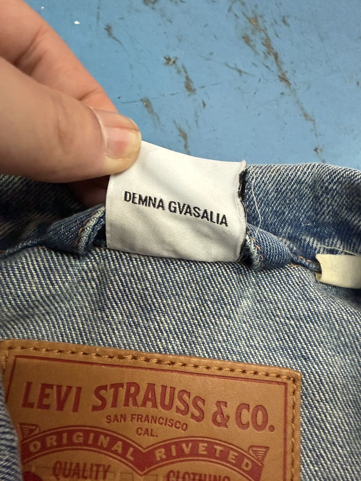 Levi's × Vetements VETEMENTS 18” PATCH WORK LEVIS JACKET Size US L / EU 52-54 / 3 - 7 Thumbnail