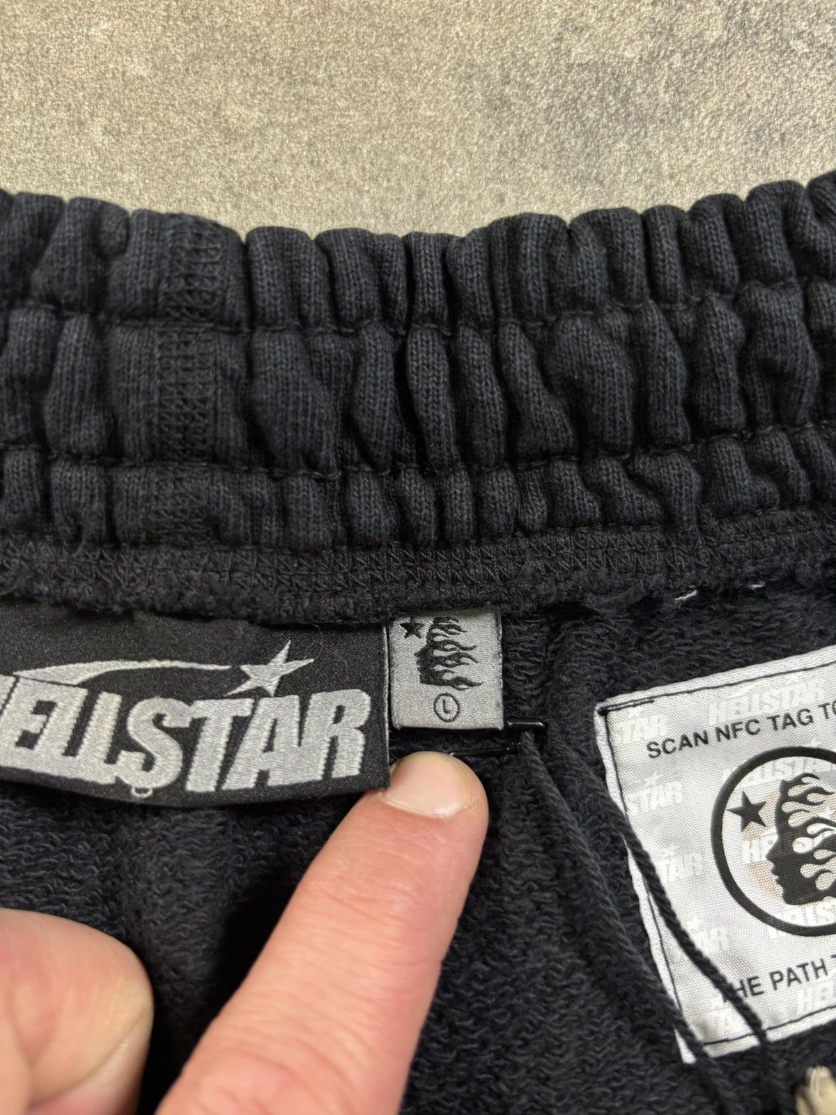 HELLSTAR Hellstar HStar Sweatpants, Black Size US 34 / EU 50 - 6 Thumbnail