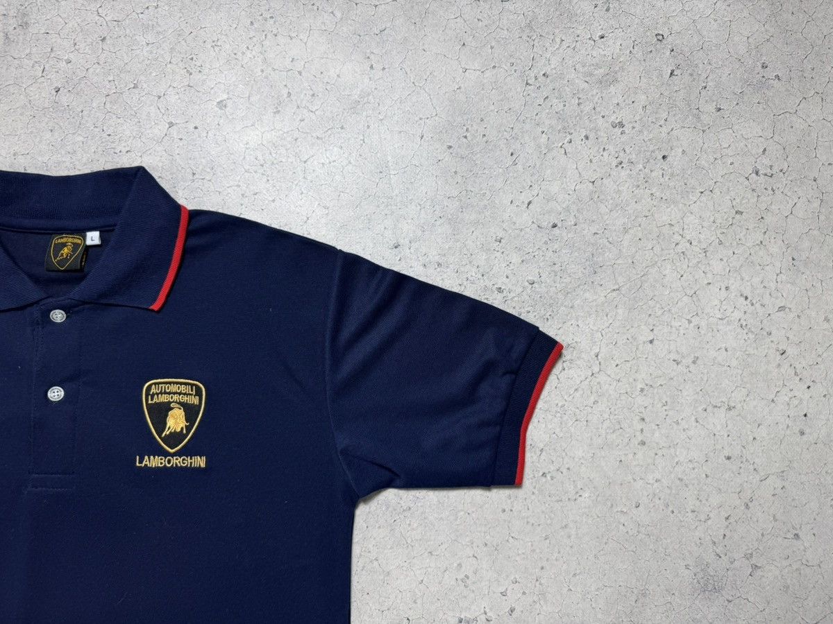 Lamborghini Lamborghini Racing Big Logo Polo Shirt Size L Size US L / EU 52-54 / 3 - 3 Thumbnail