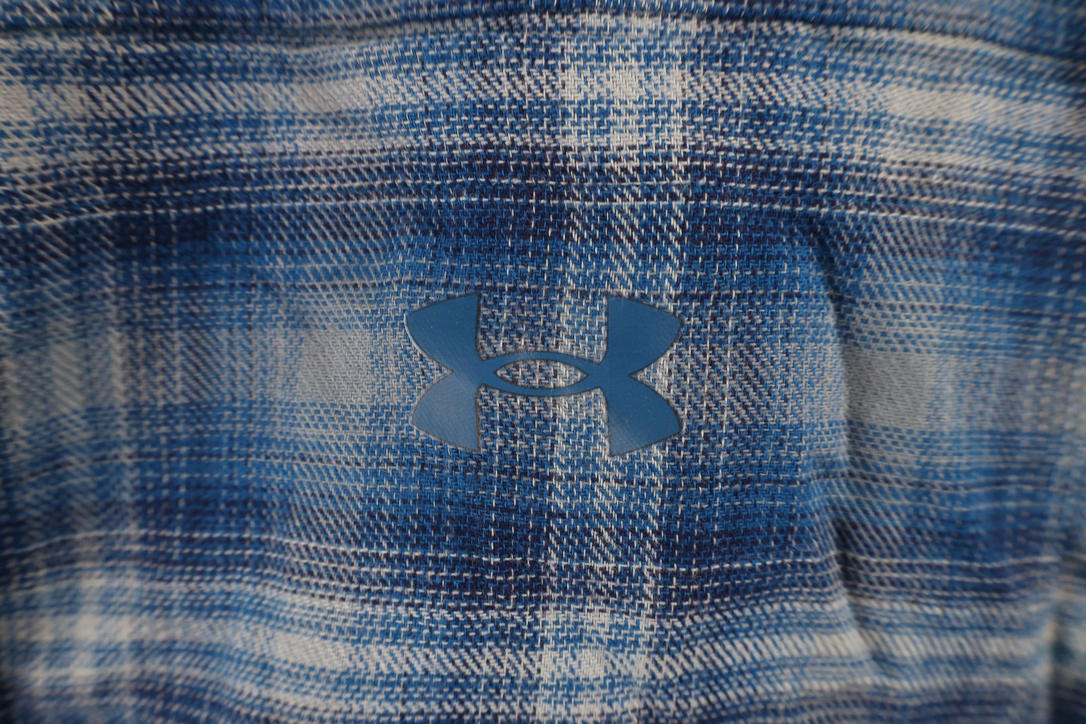 Under Armour × Vintage Under Armour Flannel Snap Button Collared Shirt Plaid Size US XXL / EU 58 / 5 - 4 Thumbnail