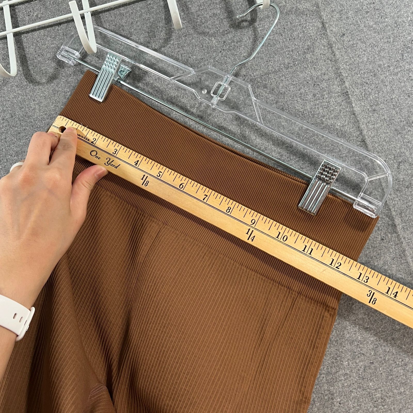 Other OQQ 2 PC Crop Long Sleeve Top and Short Bottom Brown Size M / US 6-8 / IT 42-44 - 7 Thumbnail