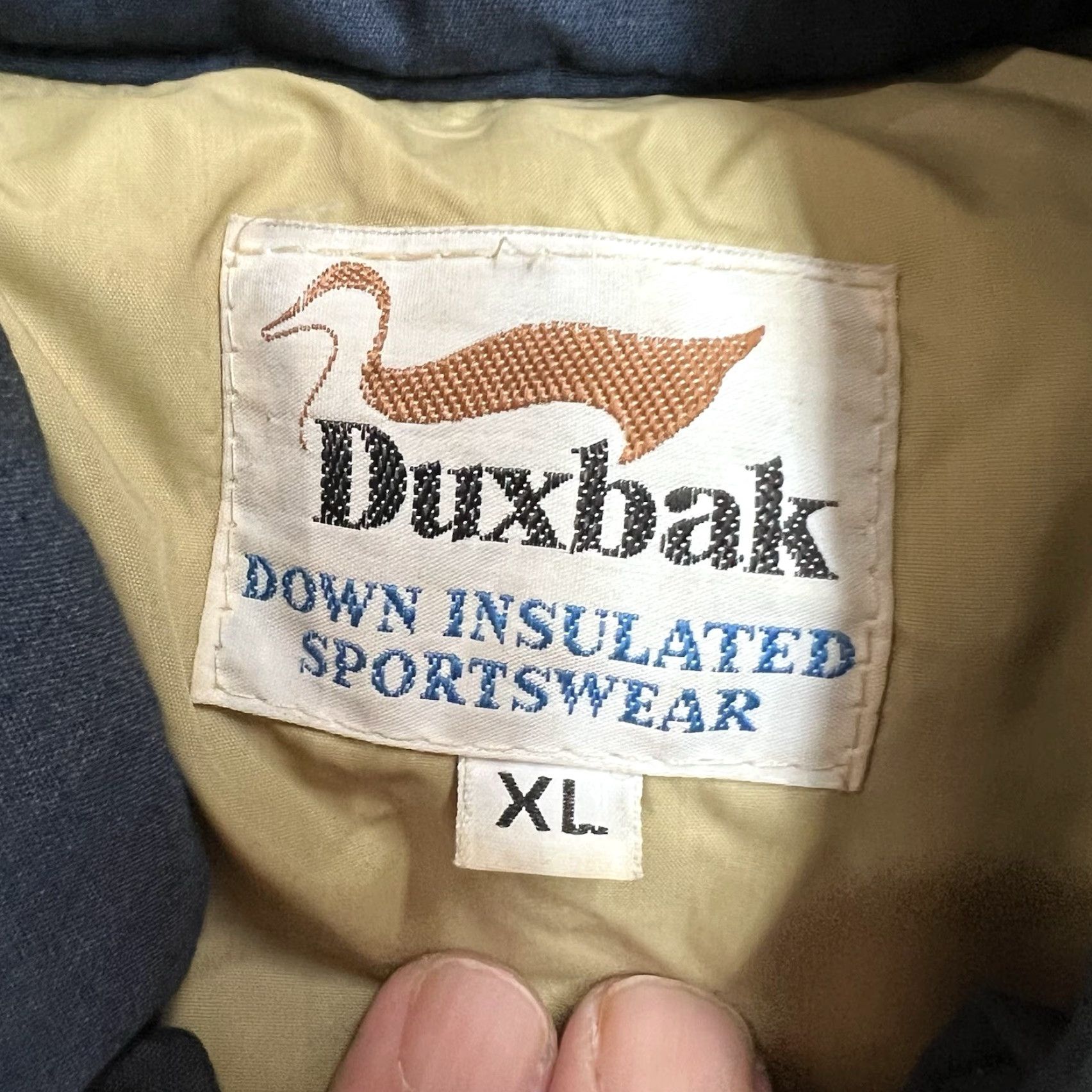 Vintage VINTAGE DuxBak Down Insulated Puffer Vest Men's Size XL Blue Casual Golf Hiking Size US XL / EU 56 / 4 - 6 Thumbnail