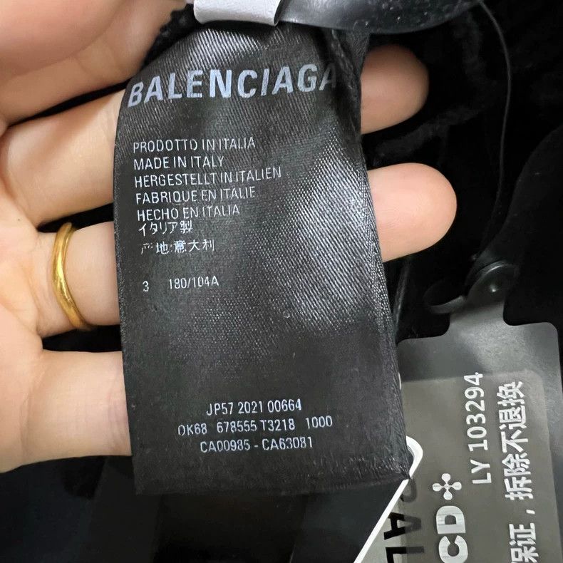 Balenciaga Balenciaga Patchwork Layered Long Sleeve Sweater Size US L / EU 52-54 / 3 - 2 Thumbnail