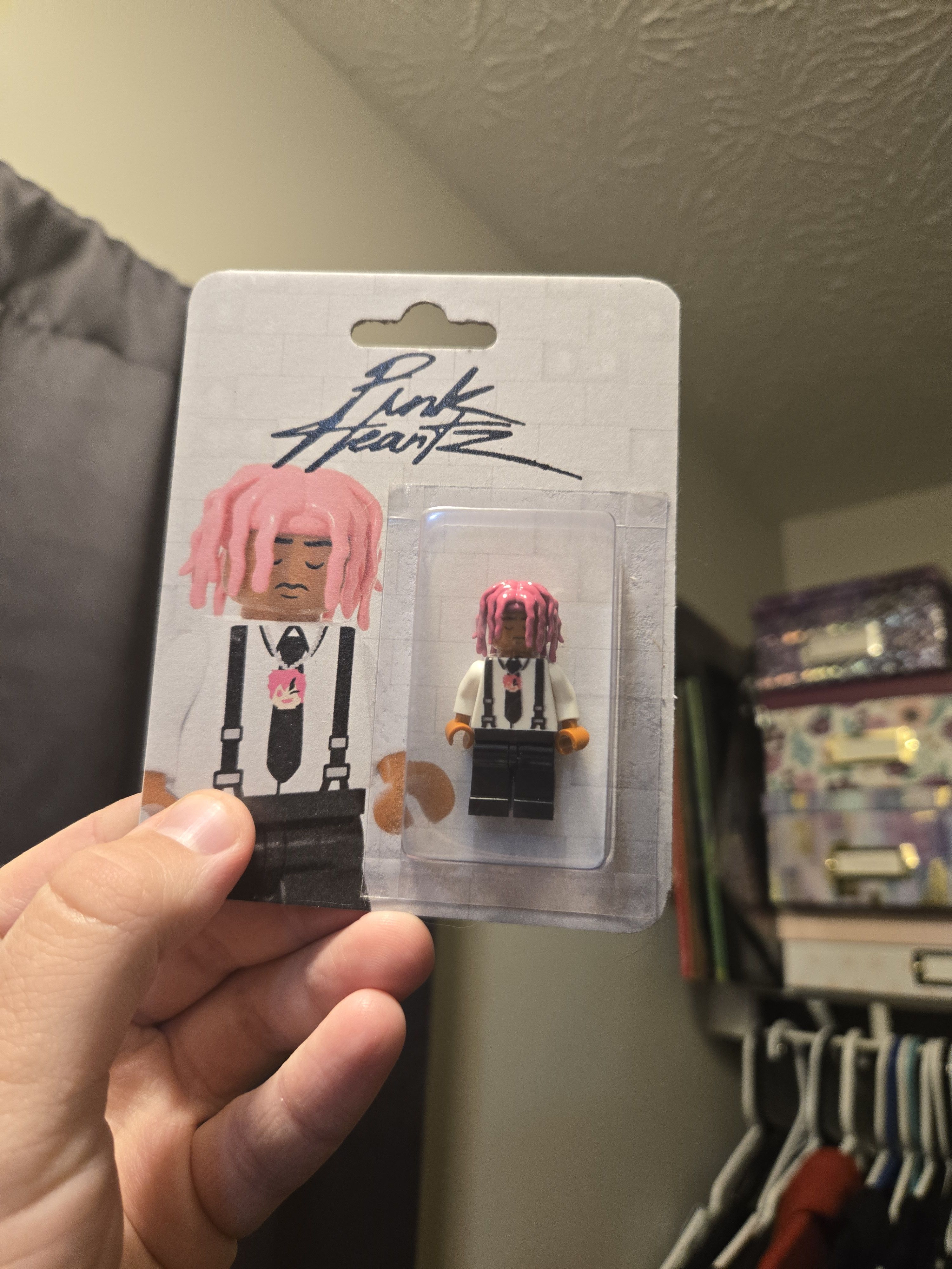 Other Sofaygo TheCanvasDon Pink Heartz Lego White Version Size ONE SIZE - 1 Thumbnail