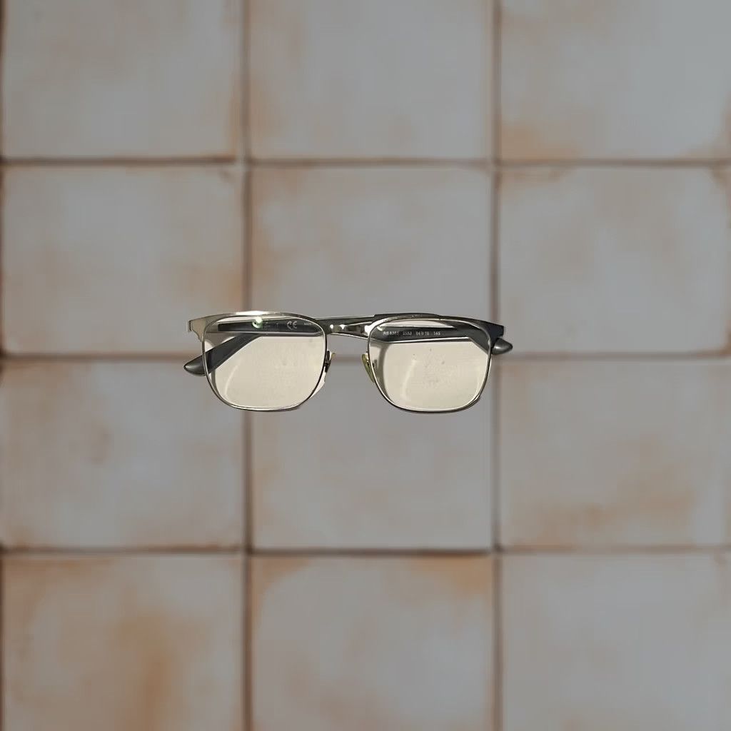 Vintage VINTAGE Ray-Ban Eyeglasses RB6383 2553 Silver Frame Glasses Frame Only Designer Eyewear Unisex Size ONE SIZE - 1 Thumbnail