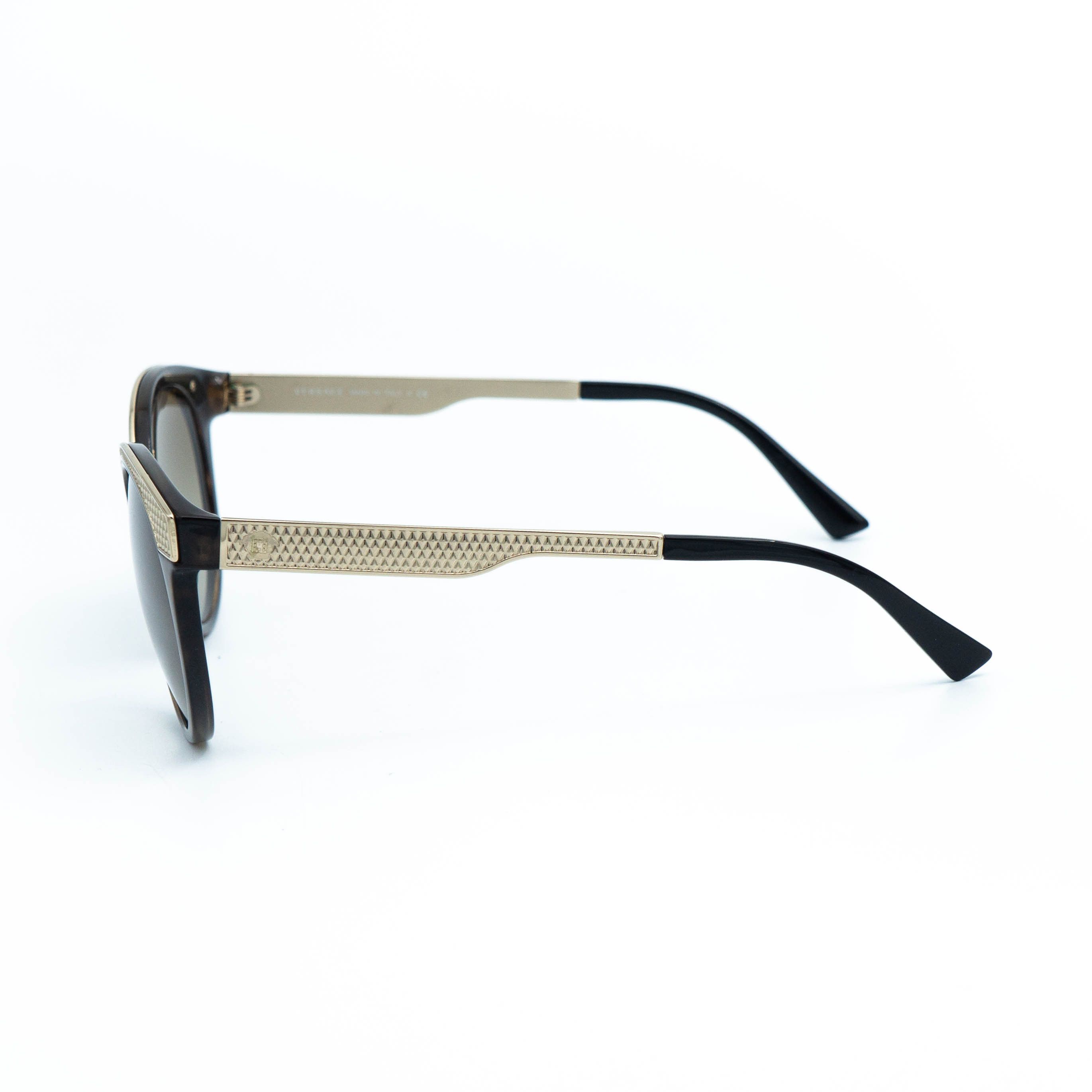 Versace VERSACE Mod 4330 Round Gold Sunglasses Size ONE SIZE - 3 Thumbnail