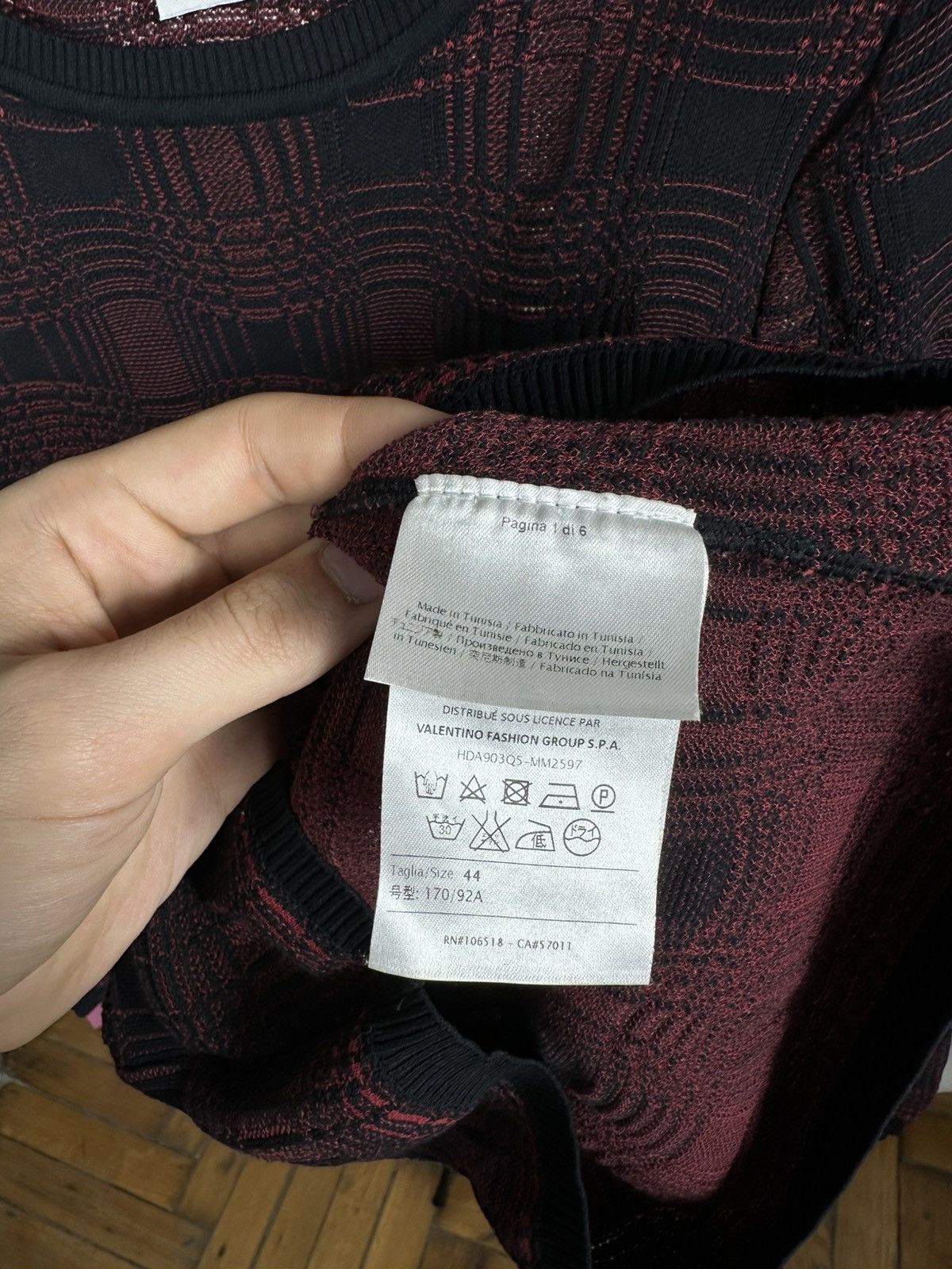 Missoni Missoni Top T-Shirt Check Pattern Size M / US 6-8 / IT 42-44 - 9 Thumbnail