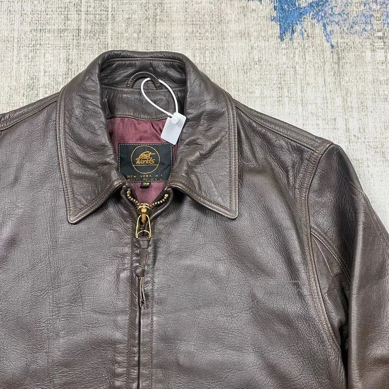 The Real McCoy's LOST WORLDS g8 Flight Leather Jacket. Size US M / EU 48-50 / 2 - 3 Thumbnail