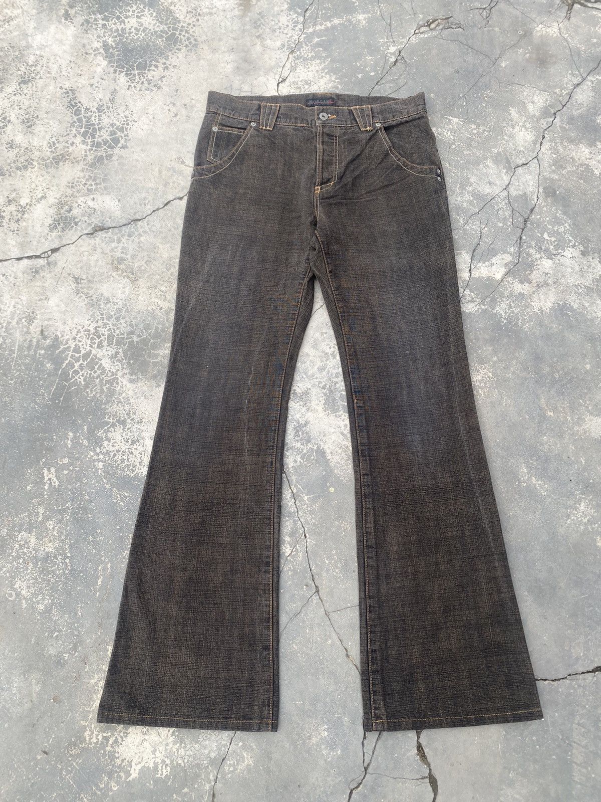 MORGAN HOMME mud washed flare