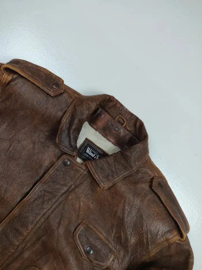 Leather ❤FINAL DROP🔴WIND ARMOR LEATHER HEAVY JACKET Size US M / EU 48-50 / 2 - 6 Thumbnail