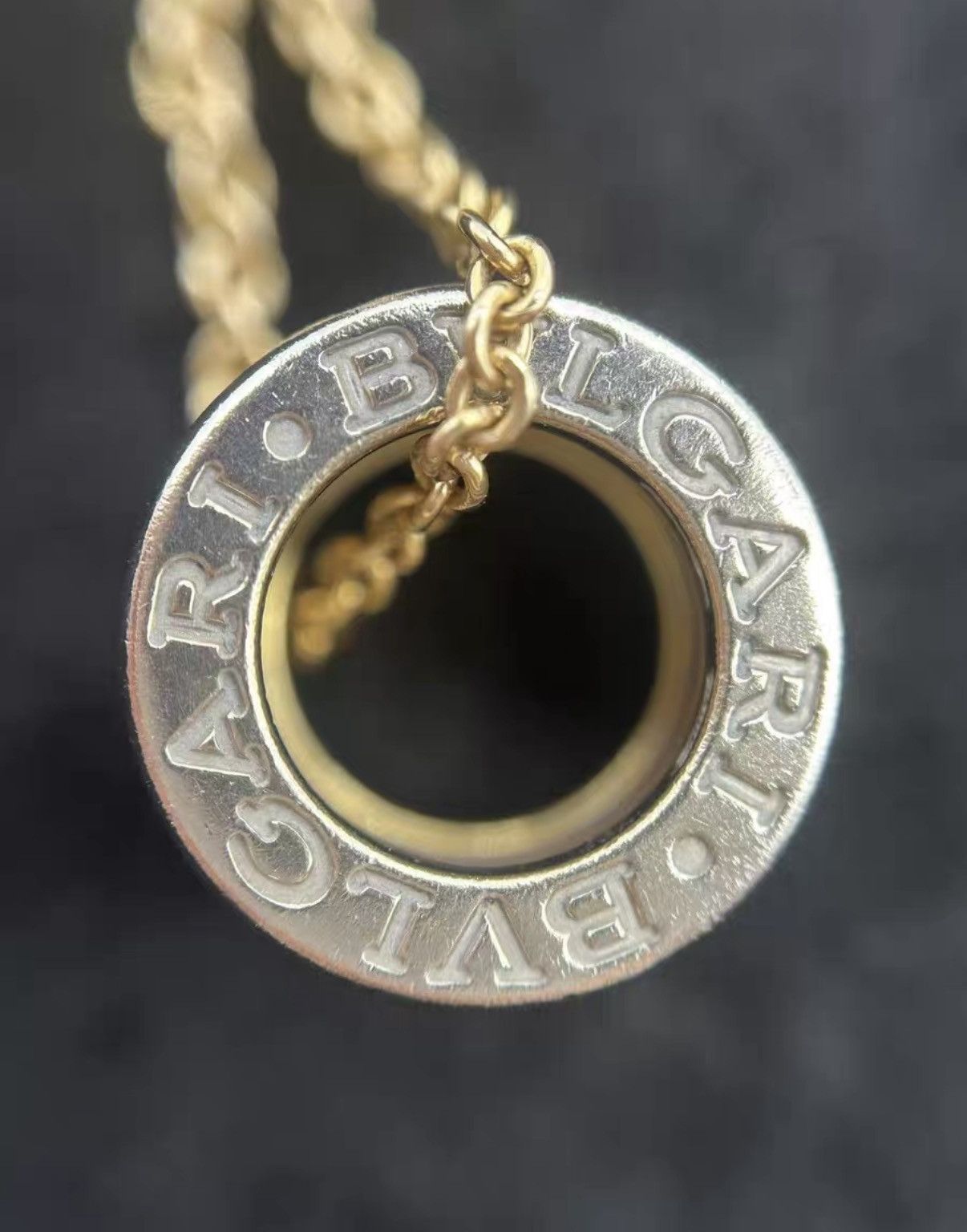Bvlgari Bvlgari B.zero1 Series 18K Tri-color Spring Necklace J38 Size ONE SIZE - 4 Thumbnail