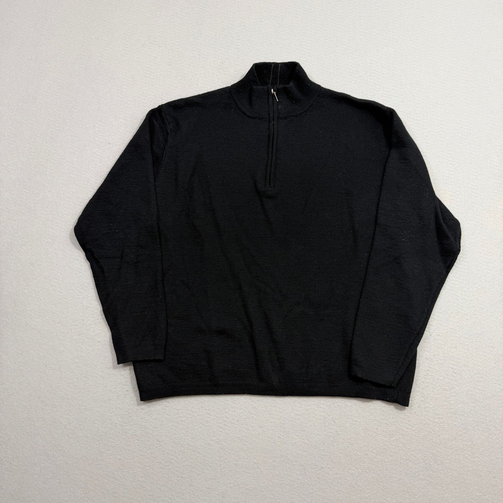 Vintage Vintage Frankenmuth Woolen Mill Wool 1/4 Zip Sweater XL Size US XL / EU 56 / 4 - 1 Thumbnail