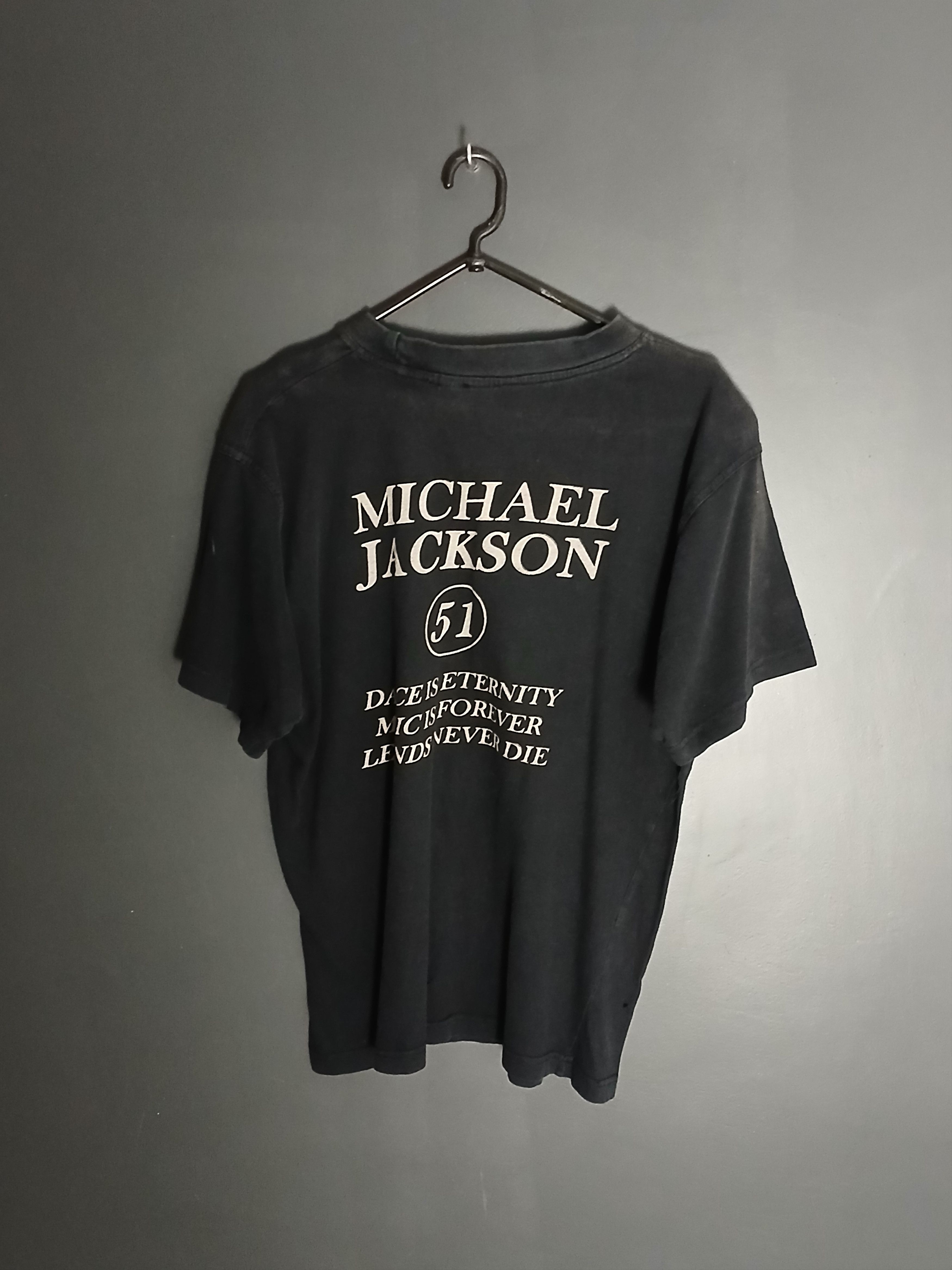 Michael Jackson × Vintage Vintage Michael Jackson T-Shirt Size US M / EU 48-50 / 2 - 2 Thumbnail