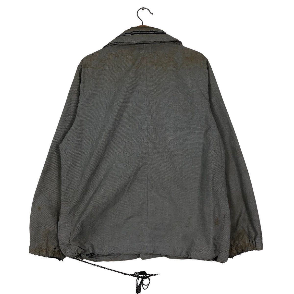 Japanese Brand 🔥Zipper Biker Jacket Distressed Rusty Design Nigel Cabourn Size US M / EU 48-50 / 2 - 8 Thumbnail