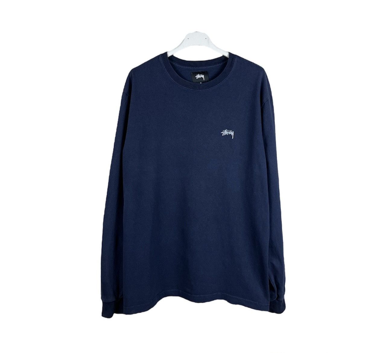 Stussy × Vintage Stussy vintage y2k pigment dyed long sleeve chest logo tee Size US M / EU 48-50 / 2 - 1 Thumbnail