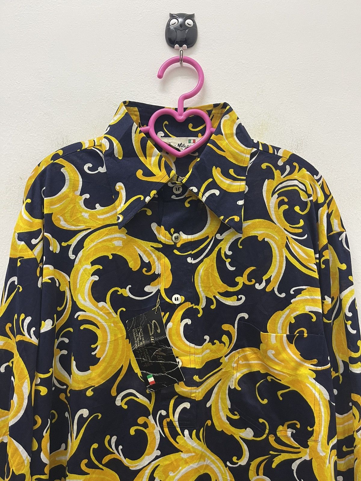 Hysteric Glamour Rare Vintage SUN MILANO Gold Luxury Style Polo Size US L / EU 52-54 / 3 - 2 Thumbnail