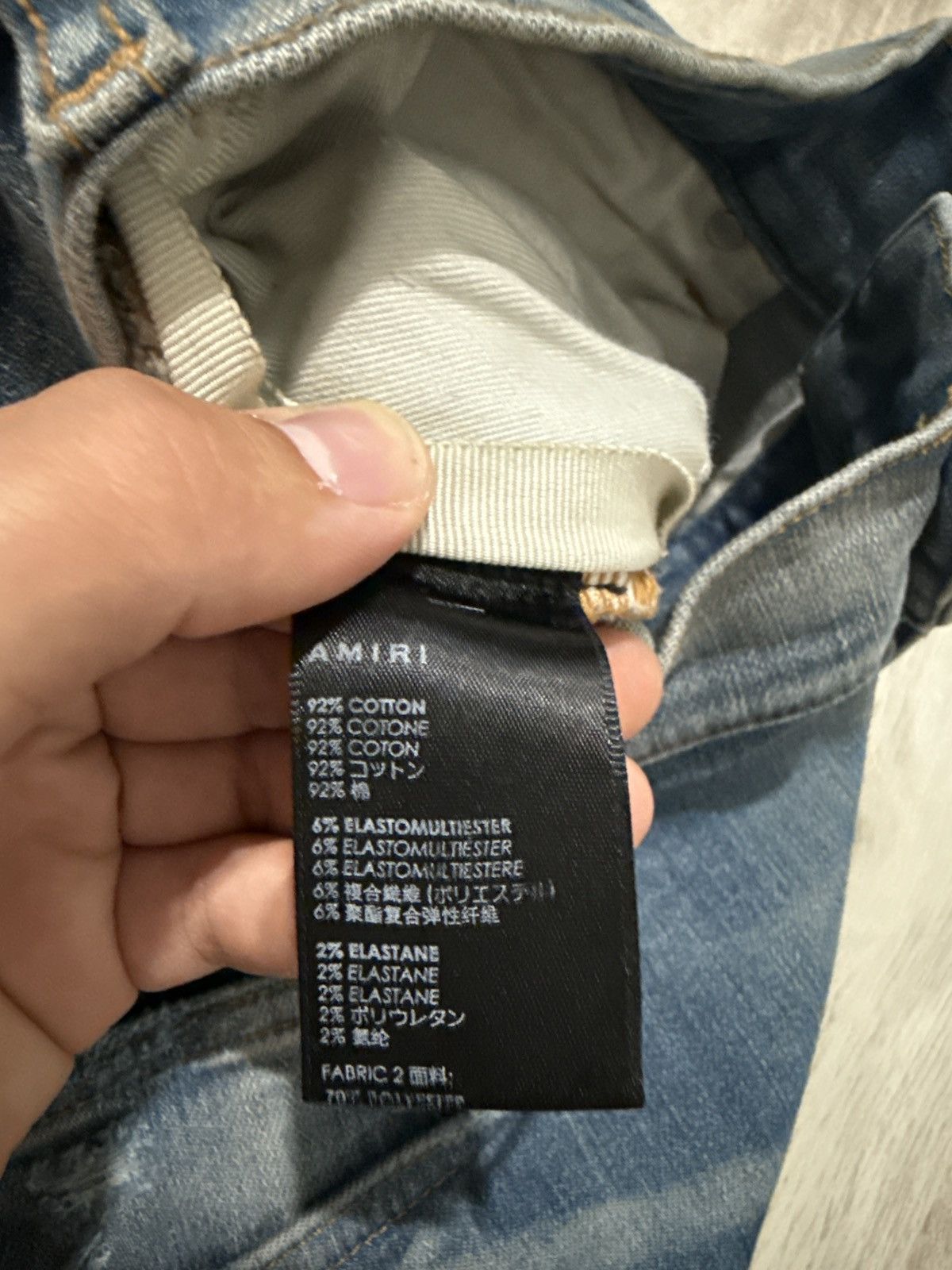 Amiri Amiri Indigo Serif Purple Logo Jean Size US 34 / EU 50 - 6 Thumbnail