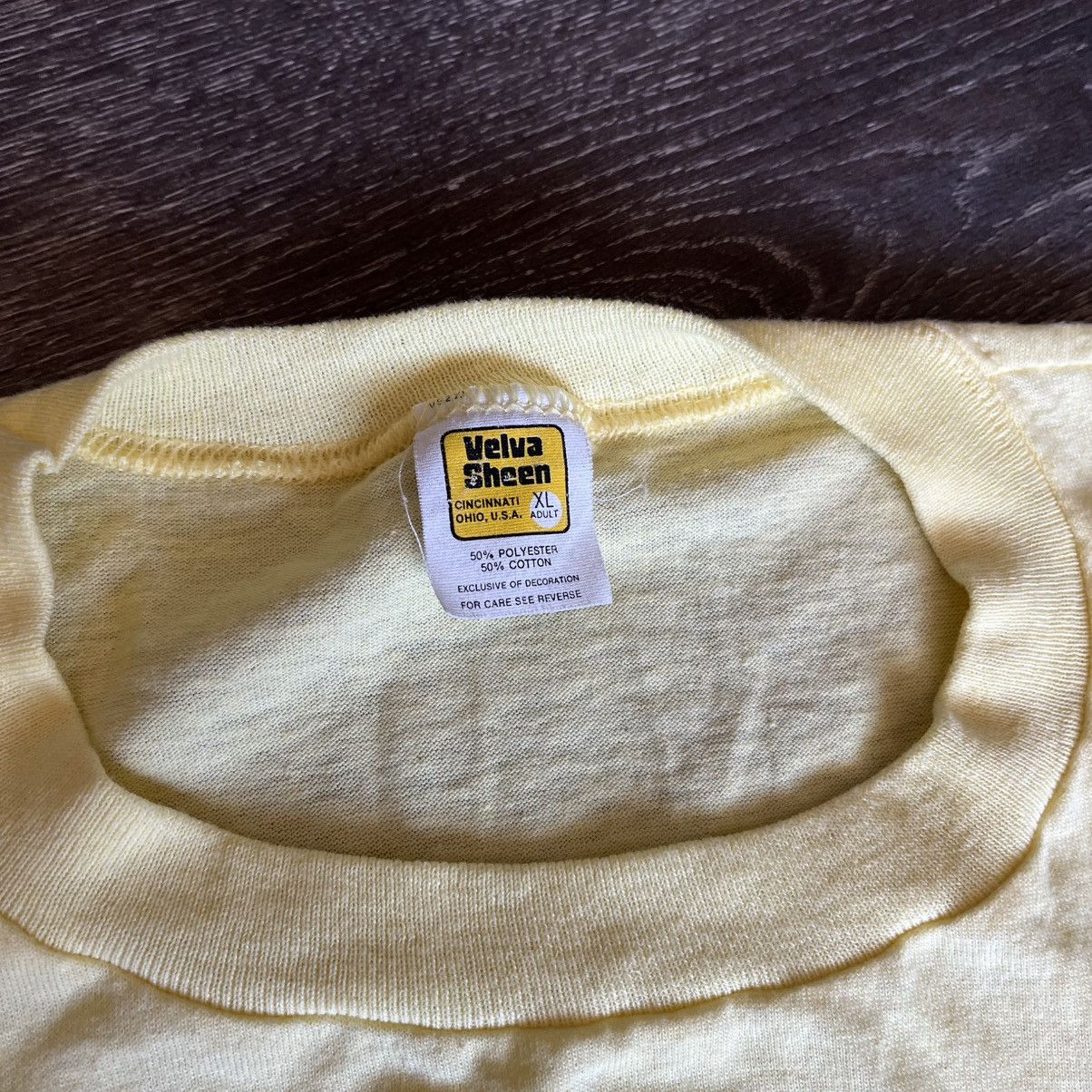Velva Sheen Vintage 1980s Velva Sheen Garfield Sign Graphic Logo T Shirt Size US XL / EU 56 / 4 - 6 Thumbnail
