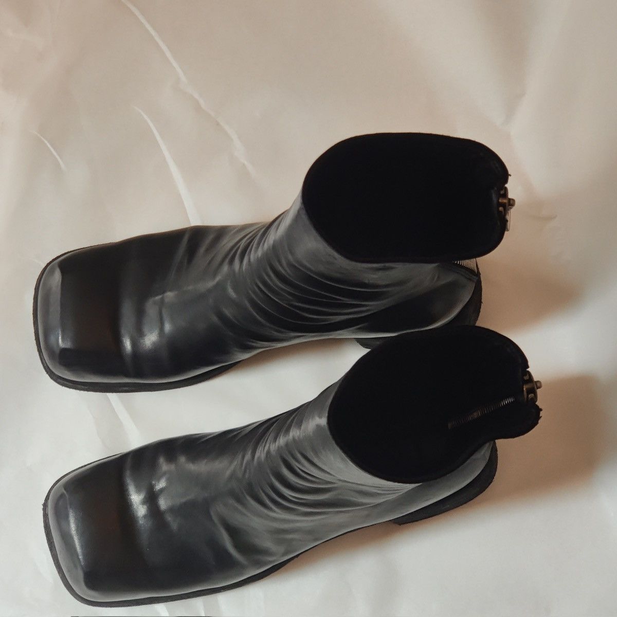 GUIDI 9088 ブラック短靴 Guidi Black 9088 Boots Guidi