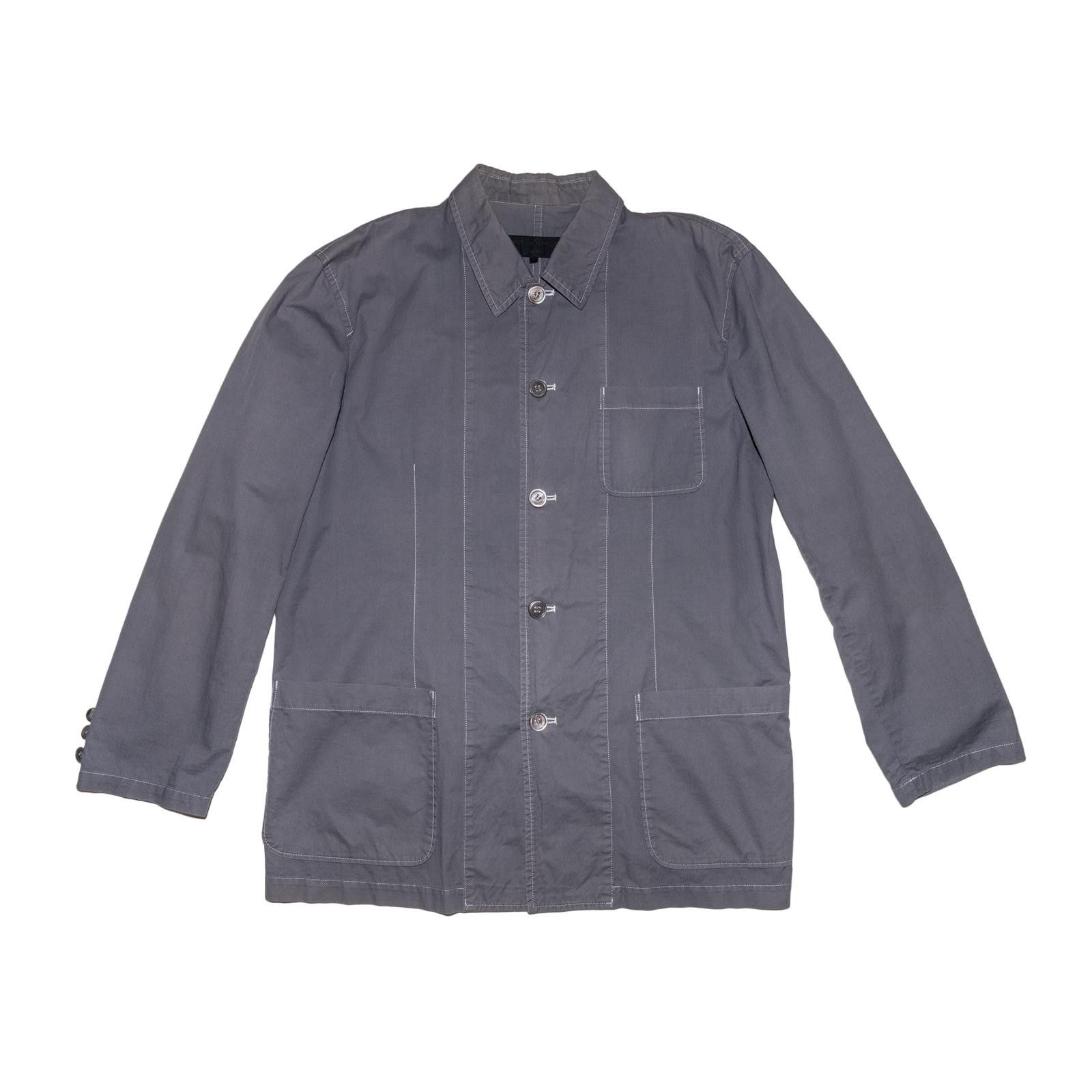 Comme des Garcons × Comme des Garcons Homme × Comme des Garcons Homme Plus RARE Comme Des Garcons Homme FW 2002 Grey Chore Jacket Size US M / EU 48-50 / 2 - 1 Thumbnail
