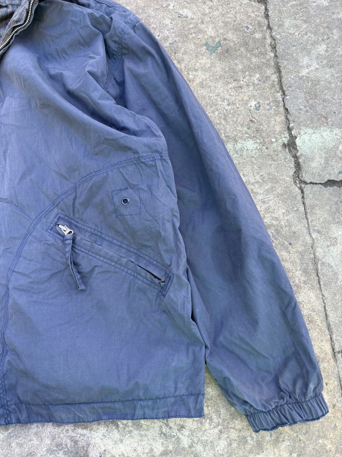 Japanese Brand × Vintage Vintage Reversible Checkered Nylon Massimo Osti Style Jacket Size US L / EU 52-54 / 3 - 6 Thumbnail