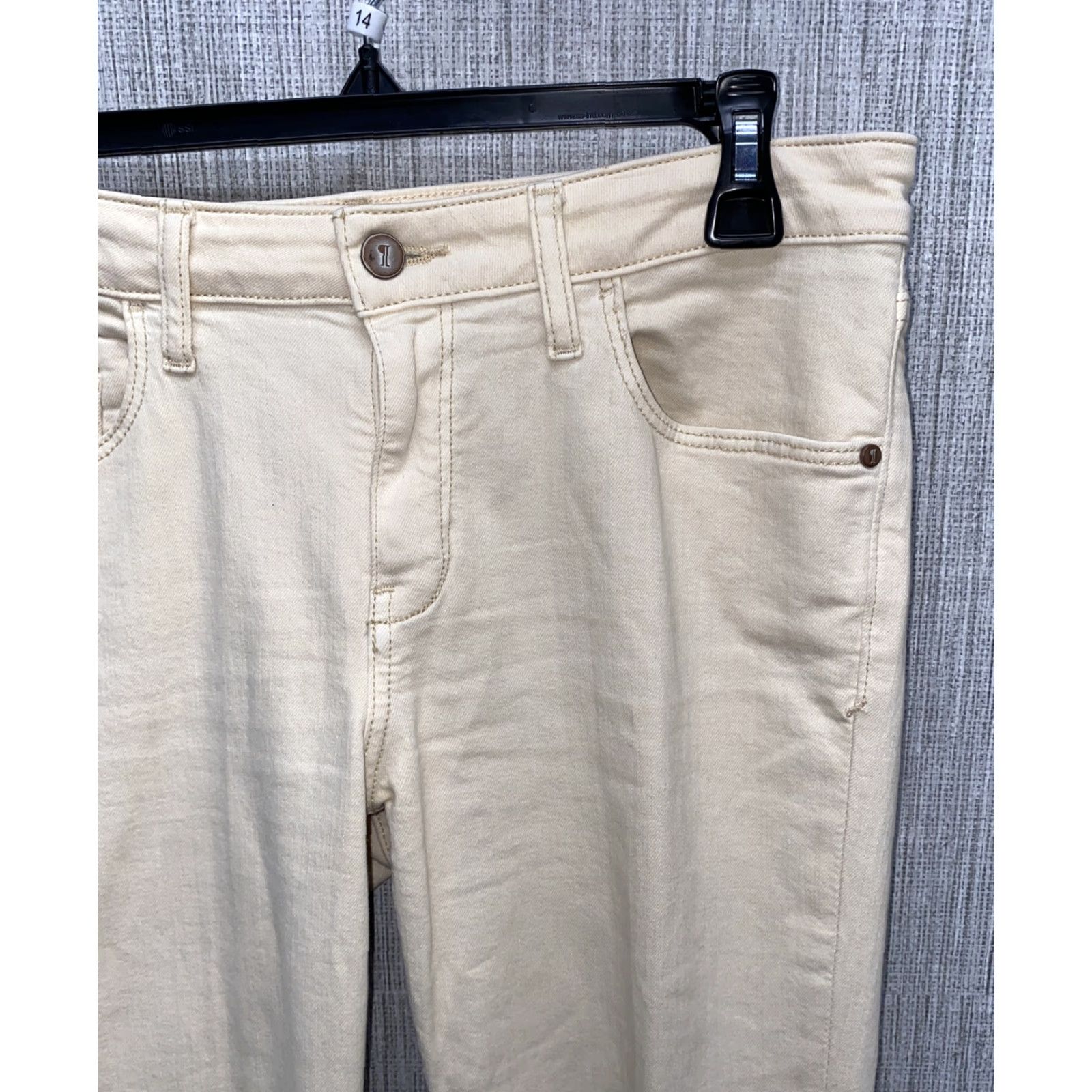 Vintage Pilcro and the Letterpress Womens Beige Zip Fly Casual Pants Size 30 X 29 Pants Beige Womens 30"} Size 30" / US 8 / IT 44 - 2 Thumbnail