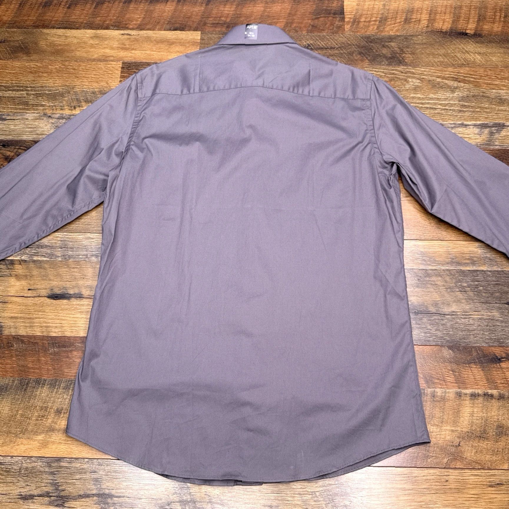 Vintage Apartment 9 Slim Fit Shirt Mens 16.5 34/35 Gray Stretch Button Up New Size US XL / EU 56 / 4 - 4 Thumbnail