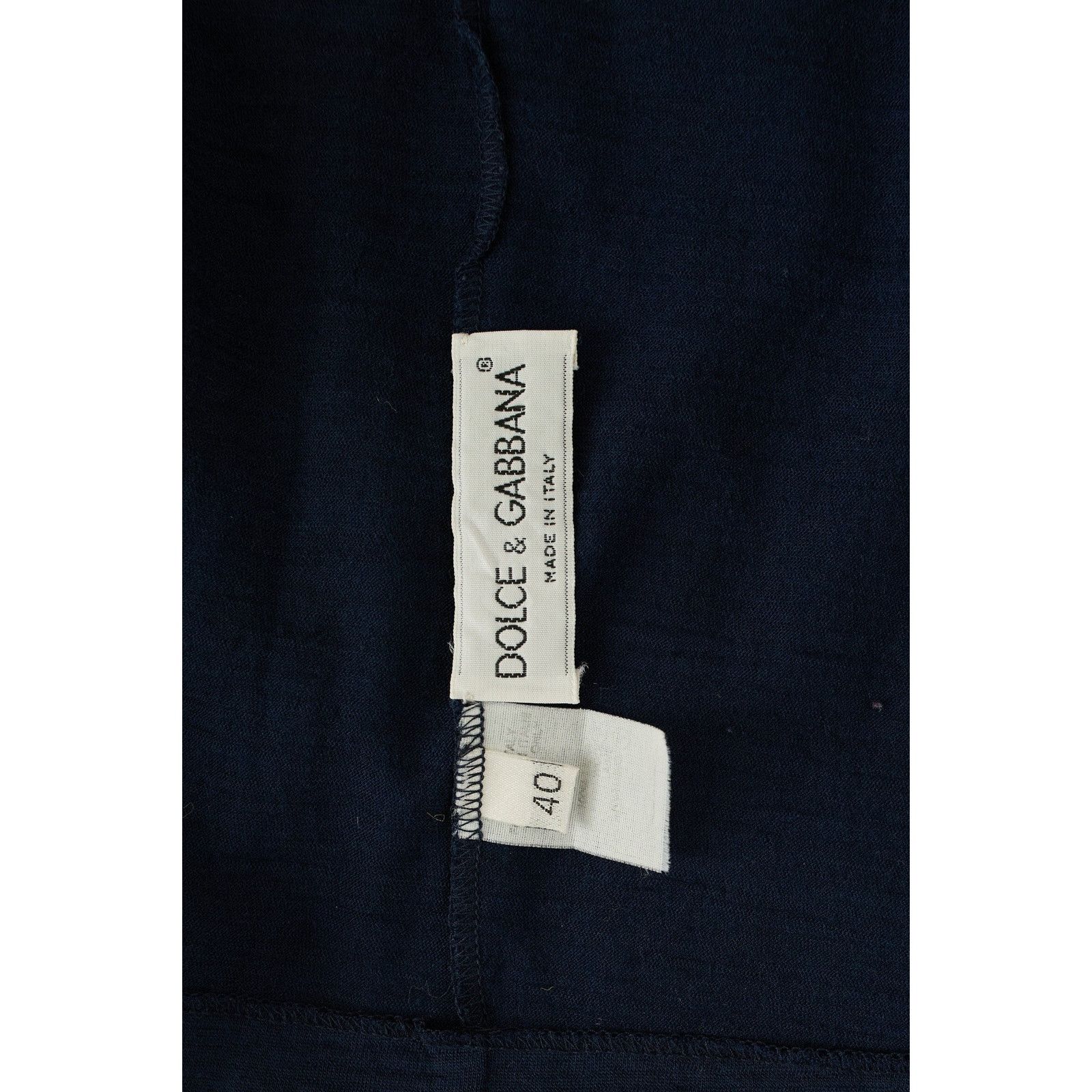 Dolce & Gabbana 90s Navy Wool Skirt Size S / US 4 / IT 40 - 3 Thumbnail