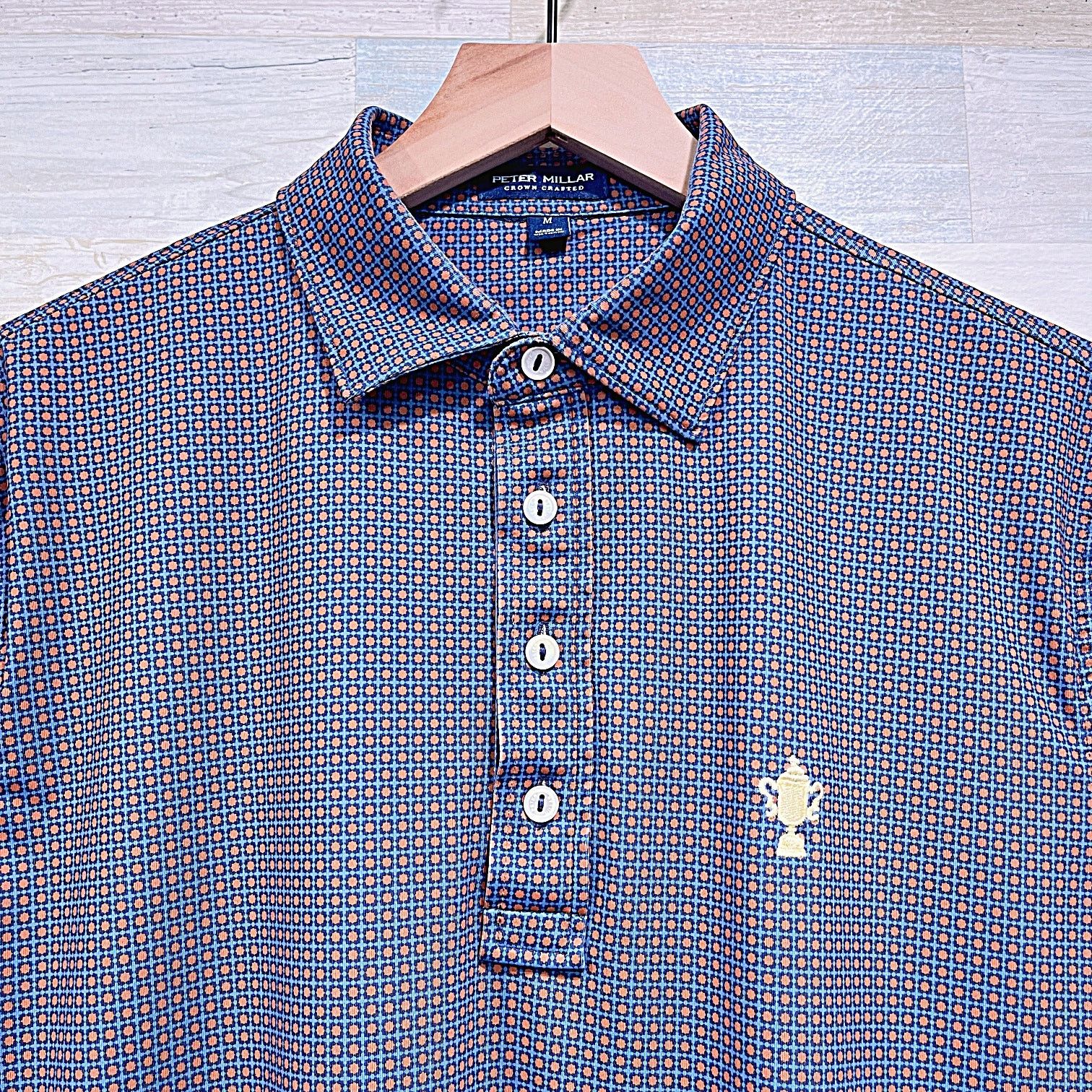 PETER MILLAR Crown Crafted Performance Golf Polo Mens Medium