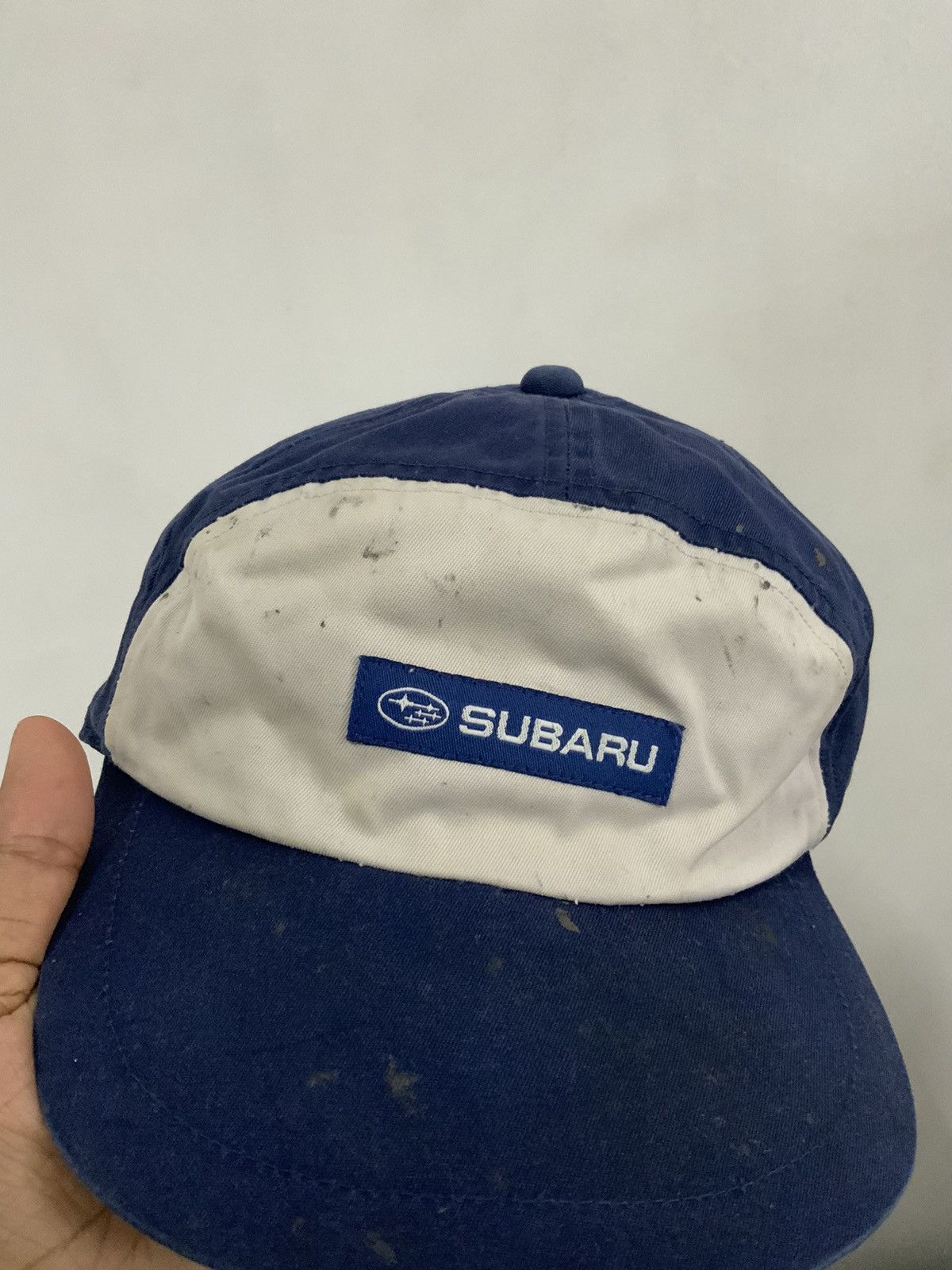 Japanese Brand Vintage Subaru Patches Rusty Indigo Hat Size ONE SIZE - 9 Thumbnail