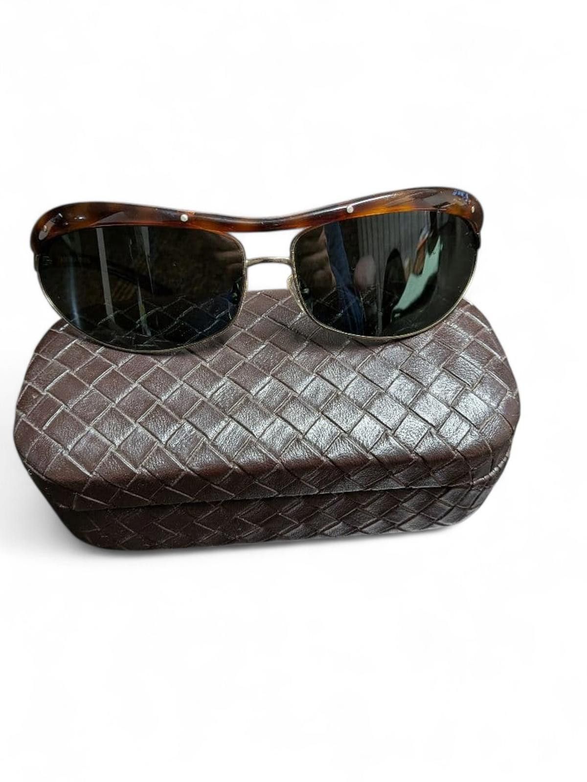 Bottega Veneta Bottega Veneta- Sunglasses Tortoiseshell Dark Frame Size ONE SIZE - 2 Thumbnail