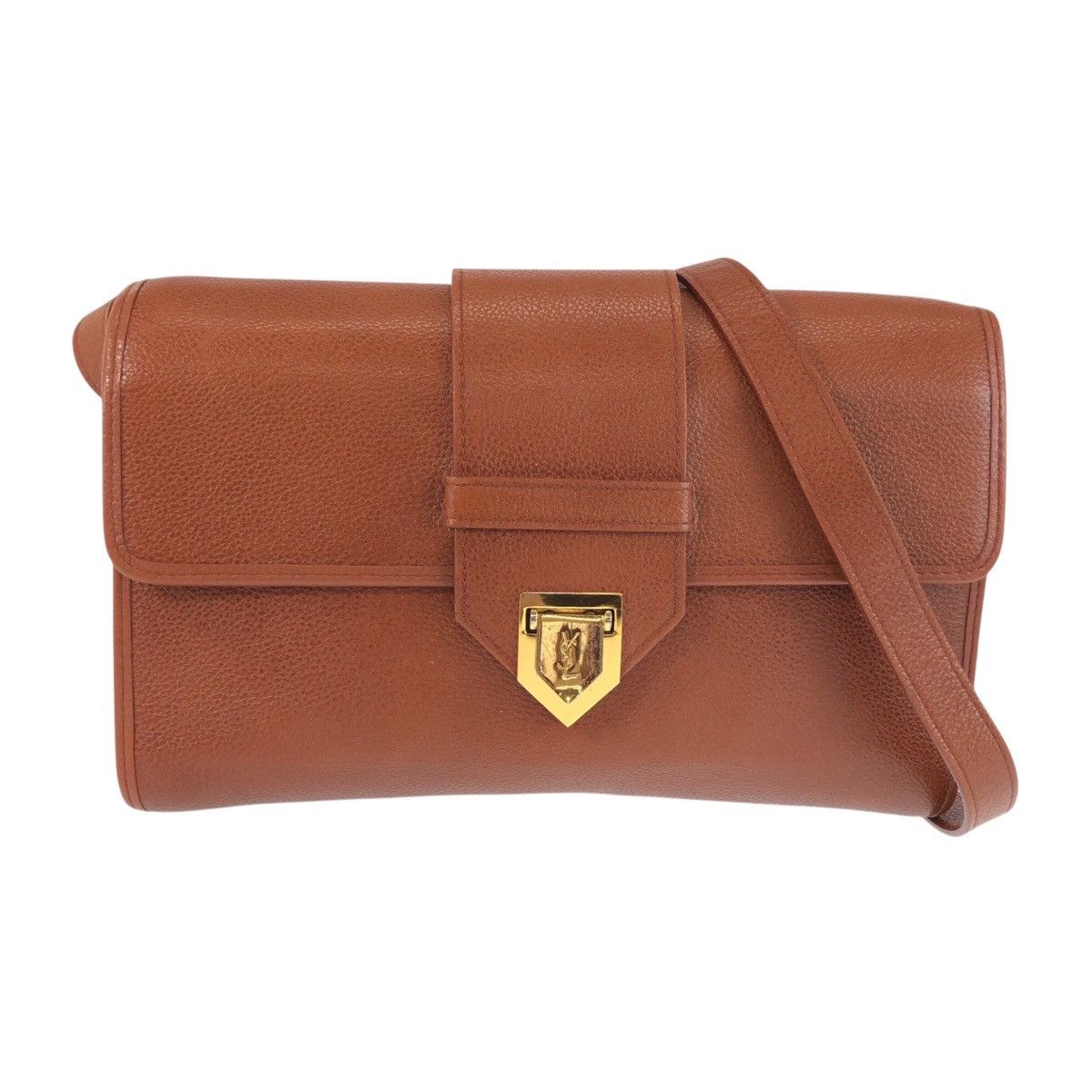 Yves Saint Laurent Yves Saint Laurent Yves Saint Laurent Leather Shoulder Bag Leather Shoulder Bag DUTY FREE for USA Size ONE SIZE - 1 Thumbnail